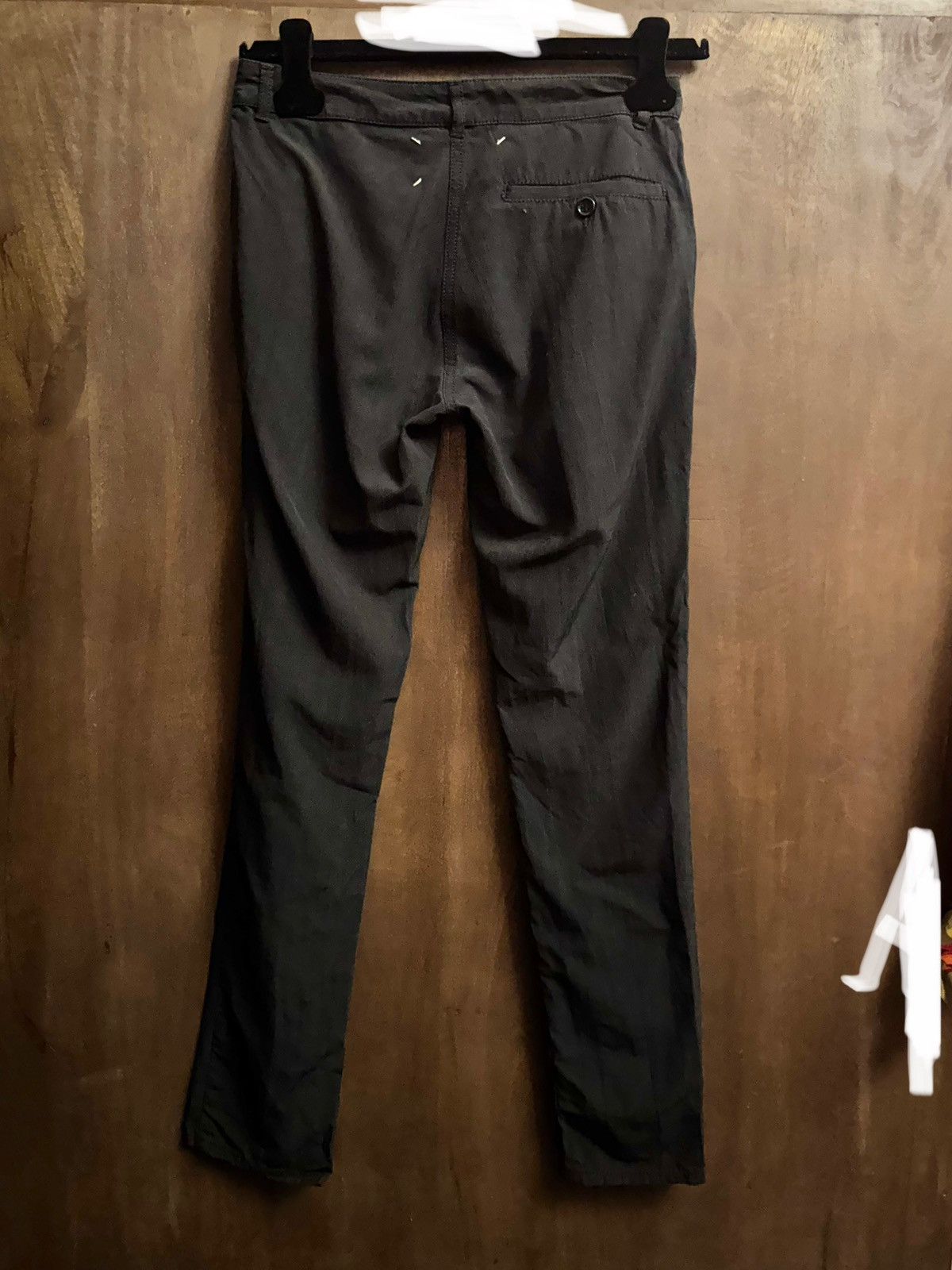 Maison Margiela margiela vintage black wool silk pants 30 it wo Size 27" / US 4 / IT 40 - 5 Thumbnail