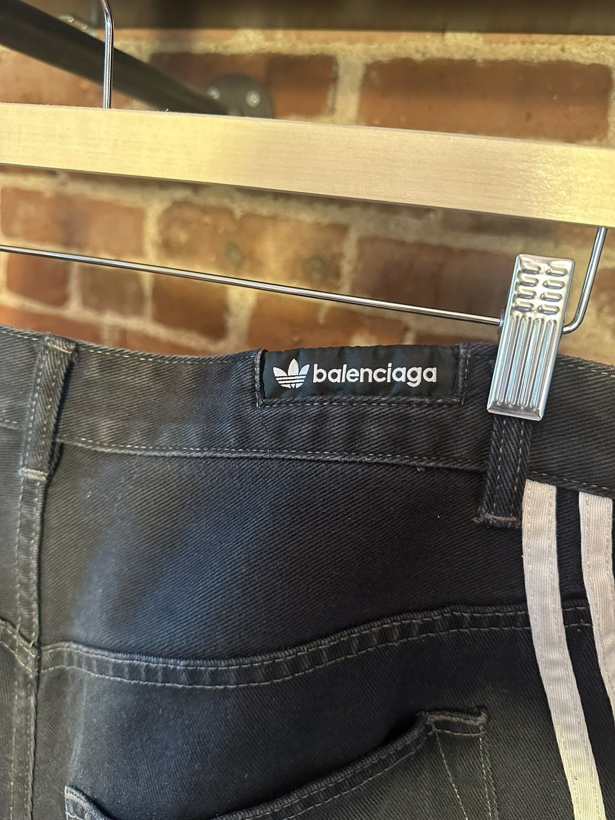 Adidas × Balenciaga SS/23 Runway Balenciaga Adidas Jeans Size US 30 / EU 46 - 6 Thumbnail