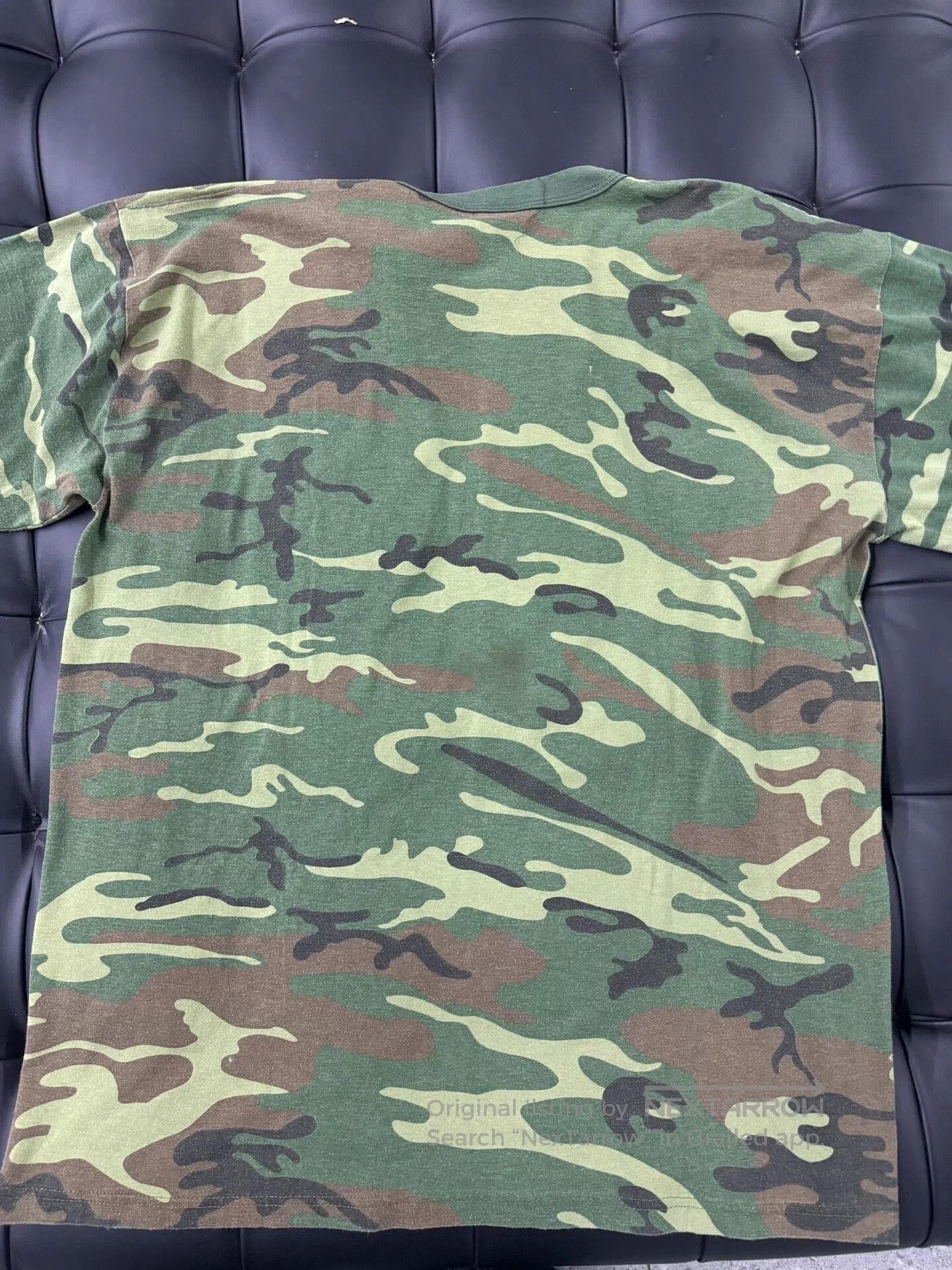VINNY's Vintage Camouflage Short Sleeve Tee 1990s. Size US XL / EU 56 / 4 - 3 Thumbnail