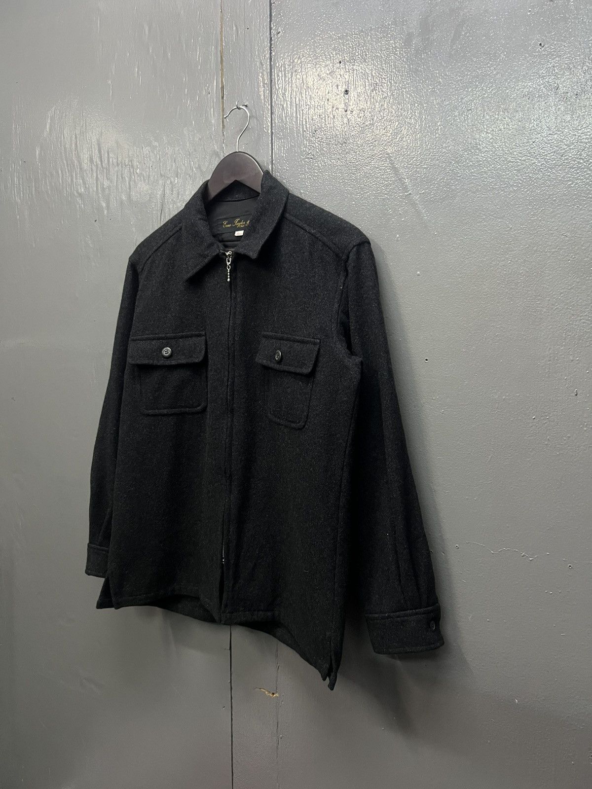 Japanese Brand Euro Taylor & Co Wool Zipper Jacket Size US M / EU 48-50 / 2 - 3 Thumbnail