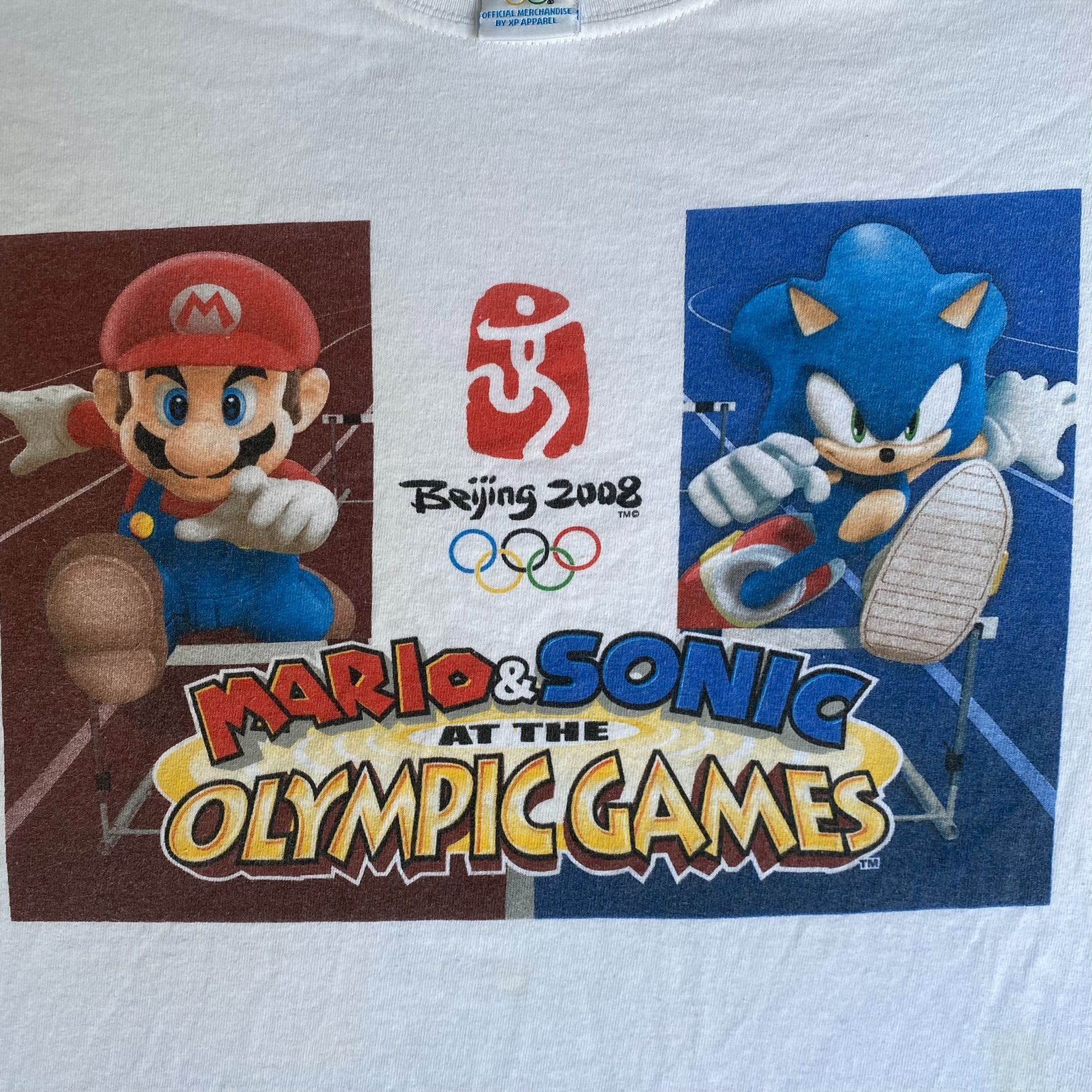 Nintendo Vintage Y2K Mario Sonic Olympic Games Shirt Nintendo Beijing Size US XL / EU 56 / 4 - 3 Thumbnail