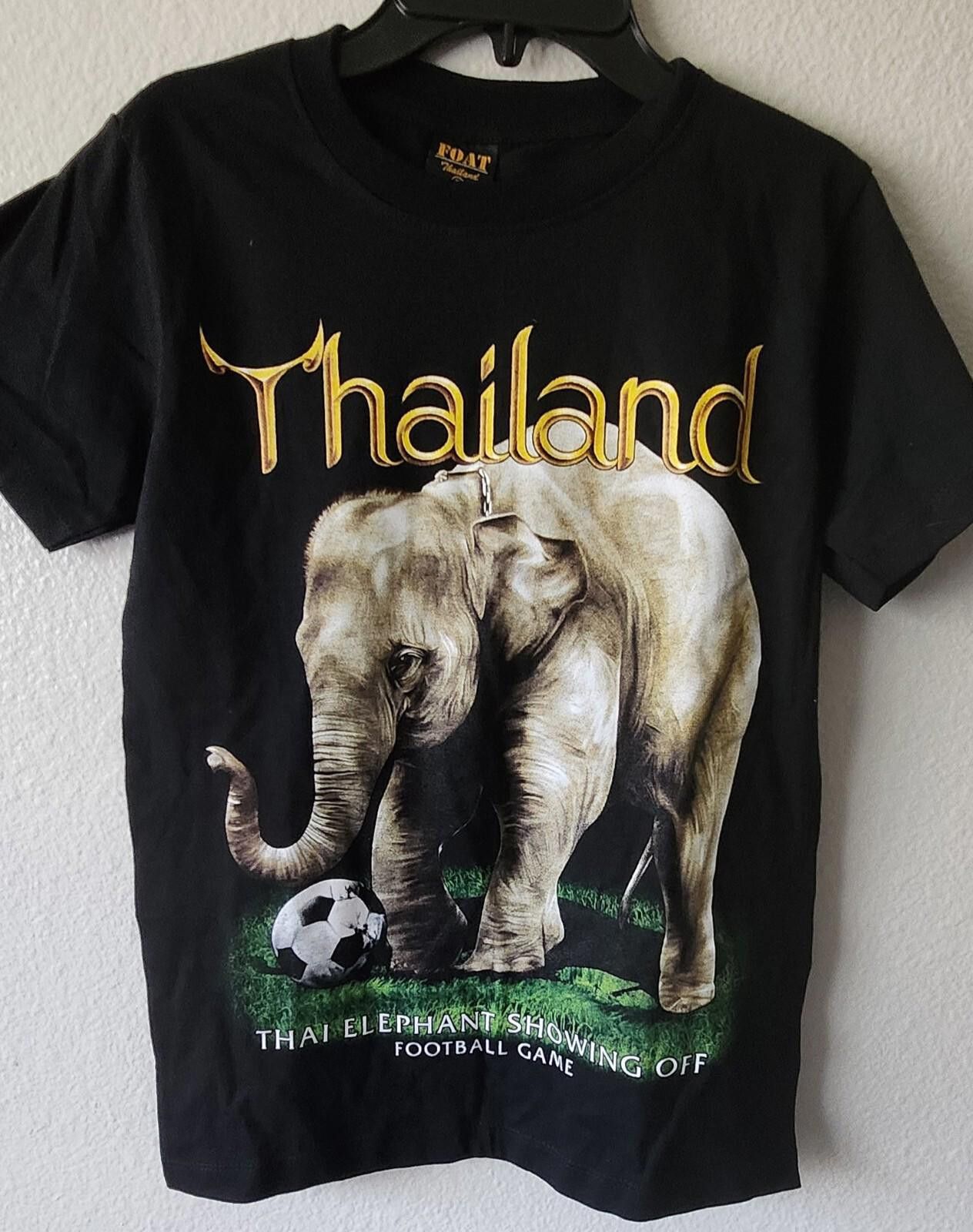 Designer T Shirt Elephant Crew Neck Short Sleeve Clothes Adult Size US S / EU 44-46 / 1 - 1 Thumbnail