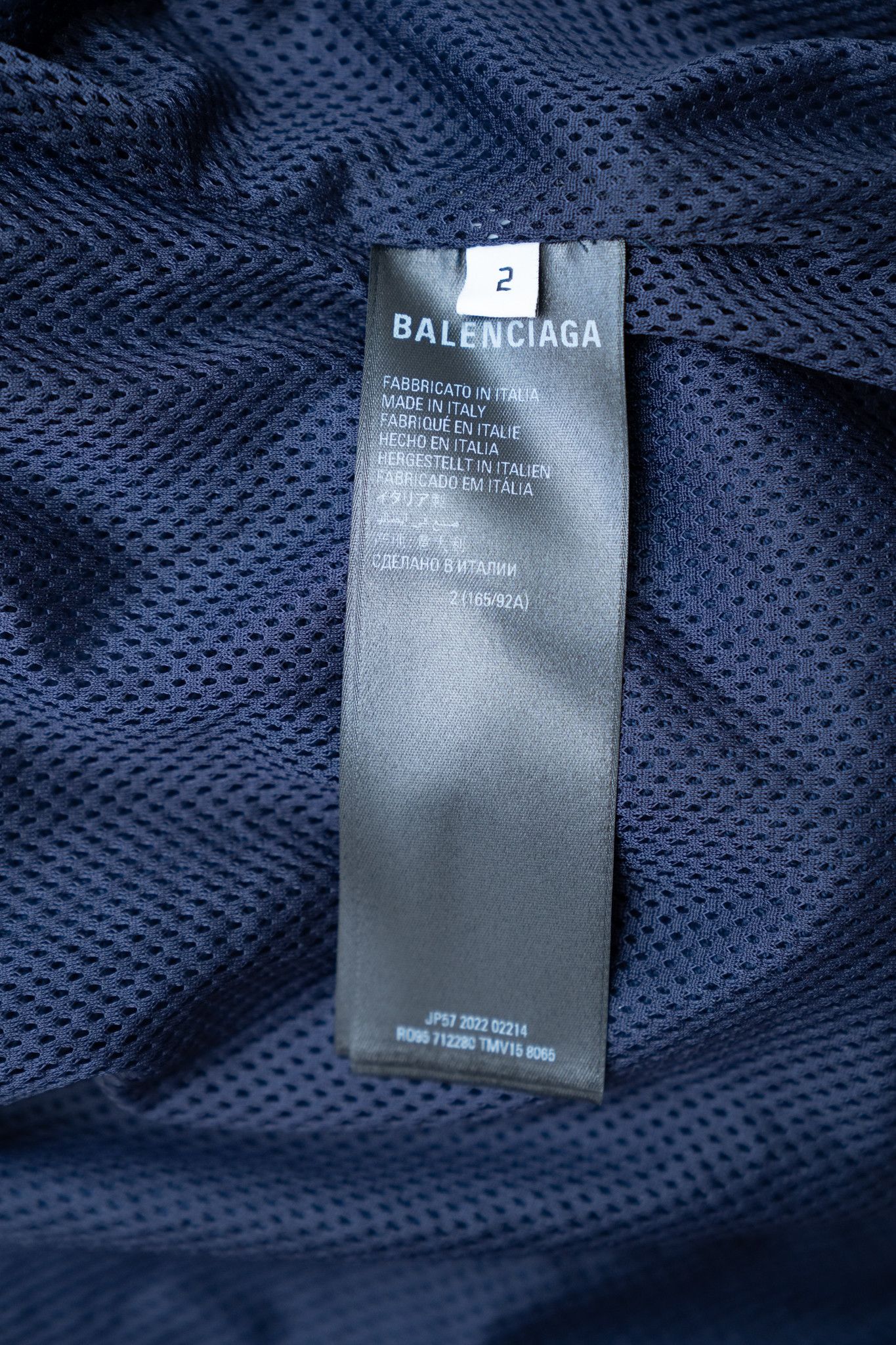 Adidas × Balenciaga 2023SS BALENCIAGA adidas track jacket NAVY size2 Size US M / EU 48-50 / 2 - 13 Thumbnail