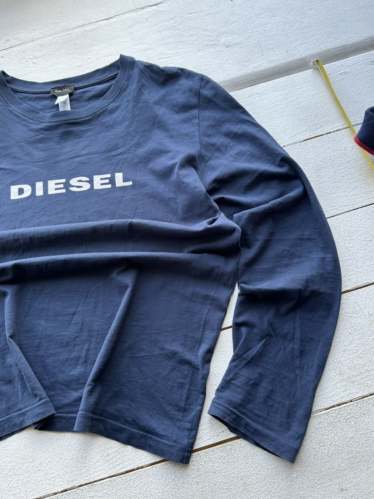 Diesel × Japanese Brand × Vintage 🚨Y2K Vintage Diesel Longsleeve T Shirt Archive Hype avant Size US L / EU 52-54 / 3 - 3 Thumbnail