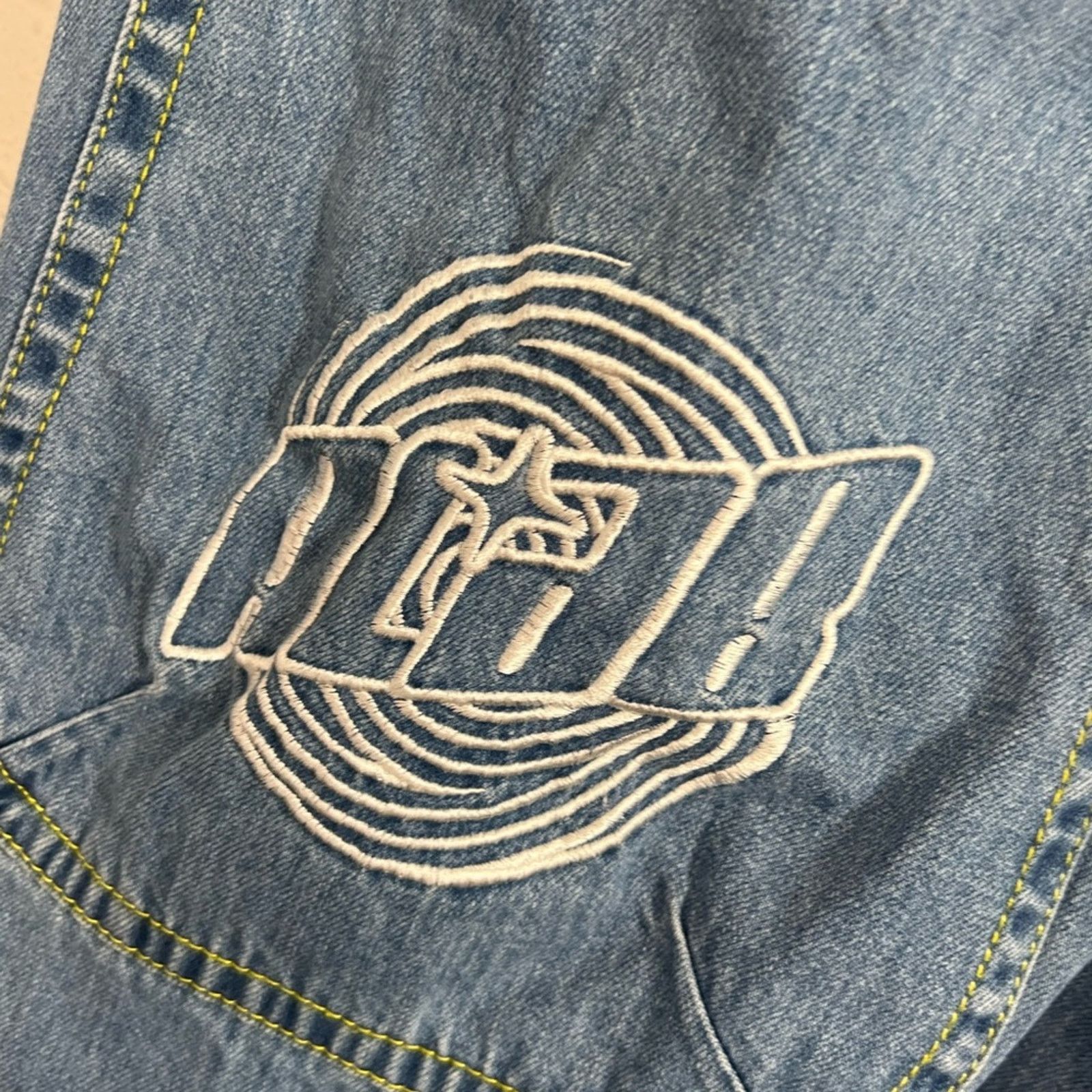 Vintage Alab 26" Mega Leg Rave Oversized Baggy Fit Jeans 40x22 JNCO Size US 40 / EU 56 - 6 Thumbnail