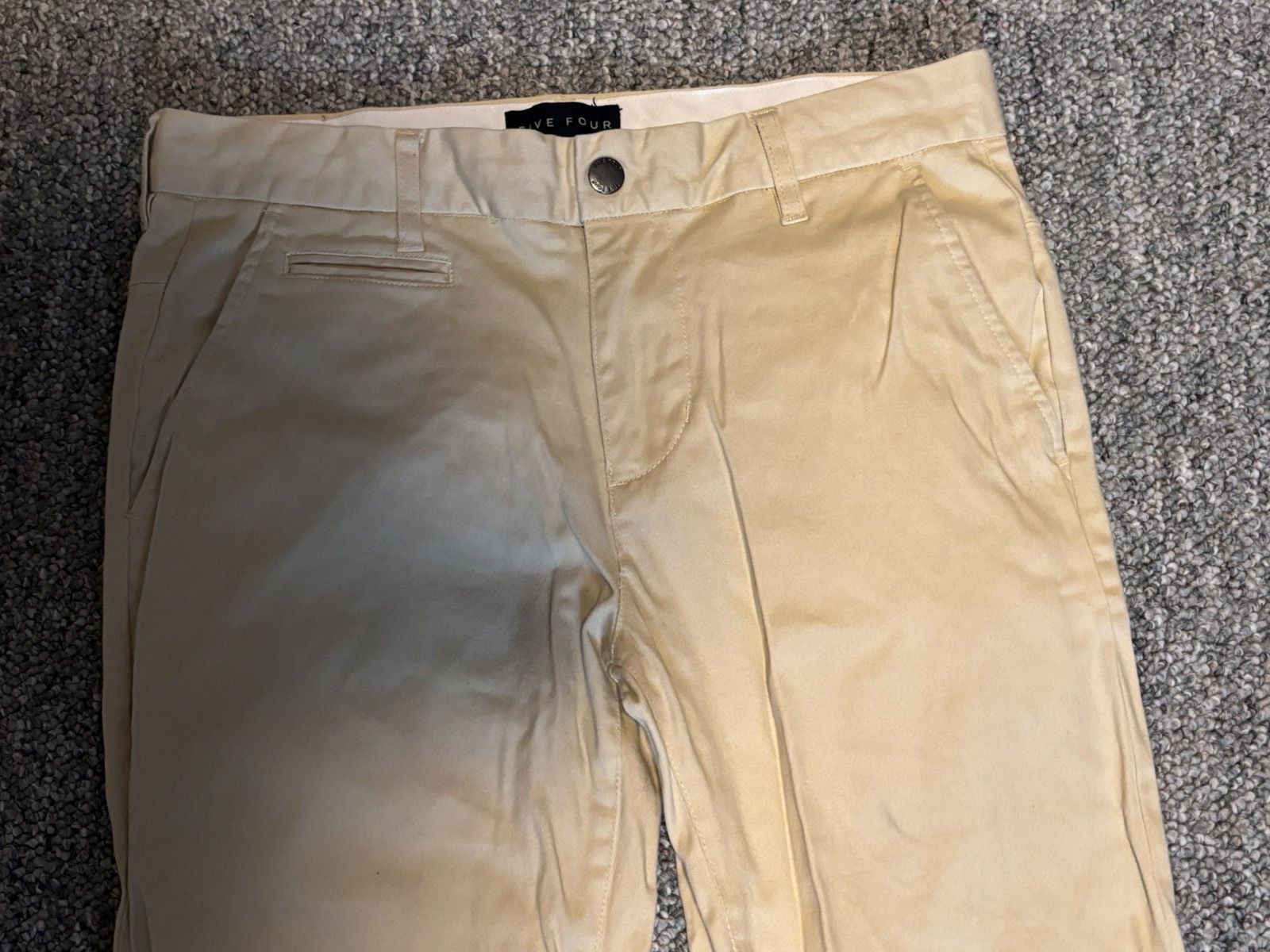 Five Four Used Five Four Khaki Pants Cream Size 31 Straight Size US 31 - 3 Thumbnail