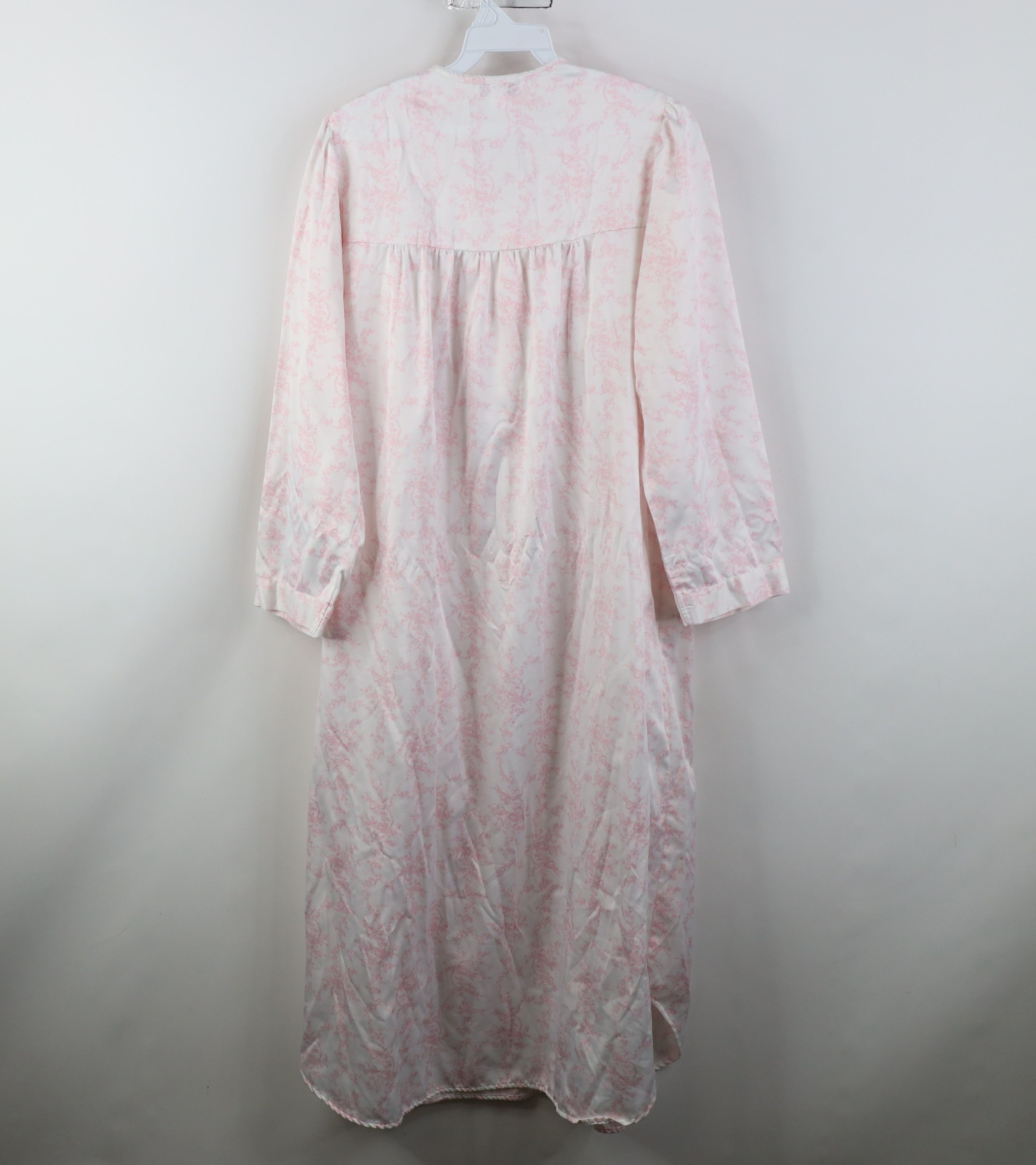 Vintage Vintage 90s Miss Elaine Flower Lace Night Gown Sleep Shirt Size S / US 4 / IT 40 - 13 Thumbnail