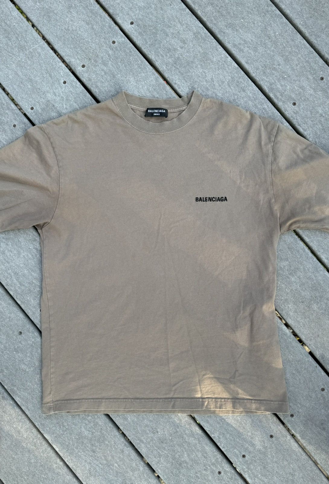 Balenciaga Embroidered Logo T Shirt