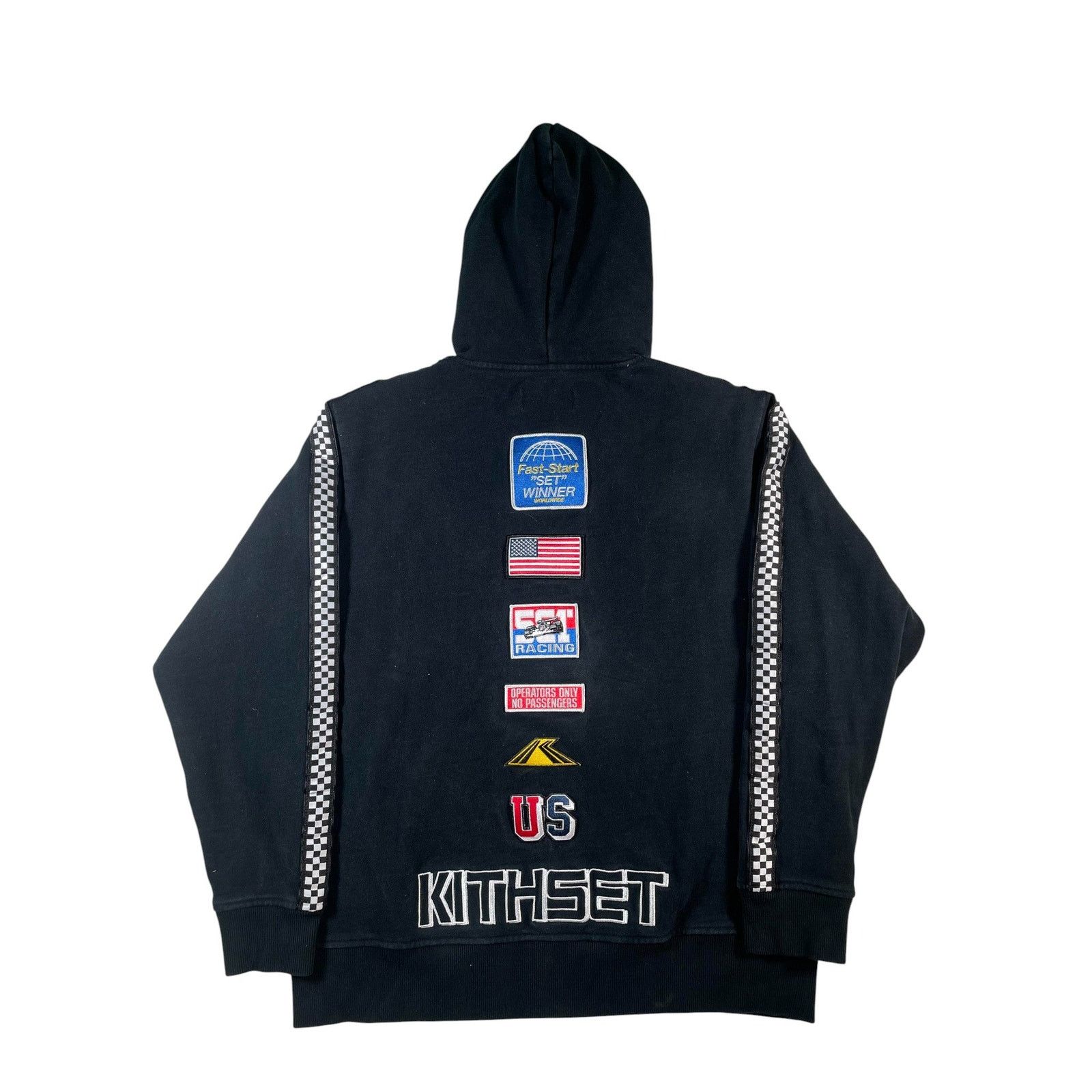 Kith Kith 'Racing' Black Patch Hoodie Size US L / EU 52-54 / 3 - 2 Thumbnail