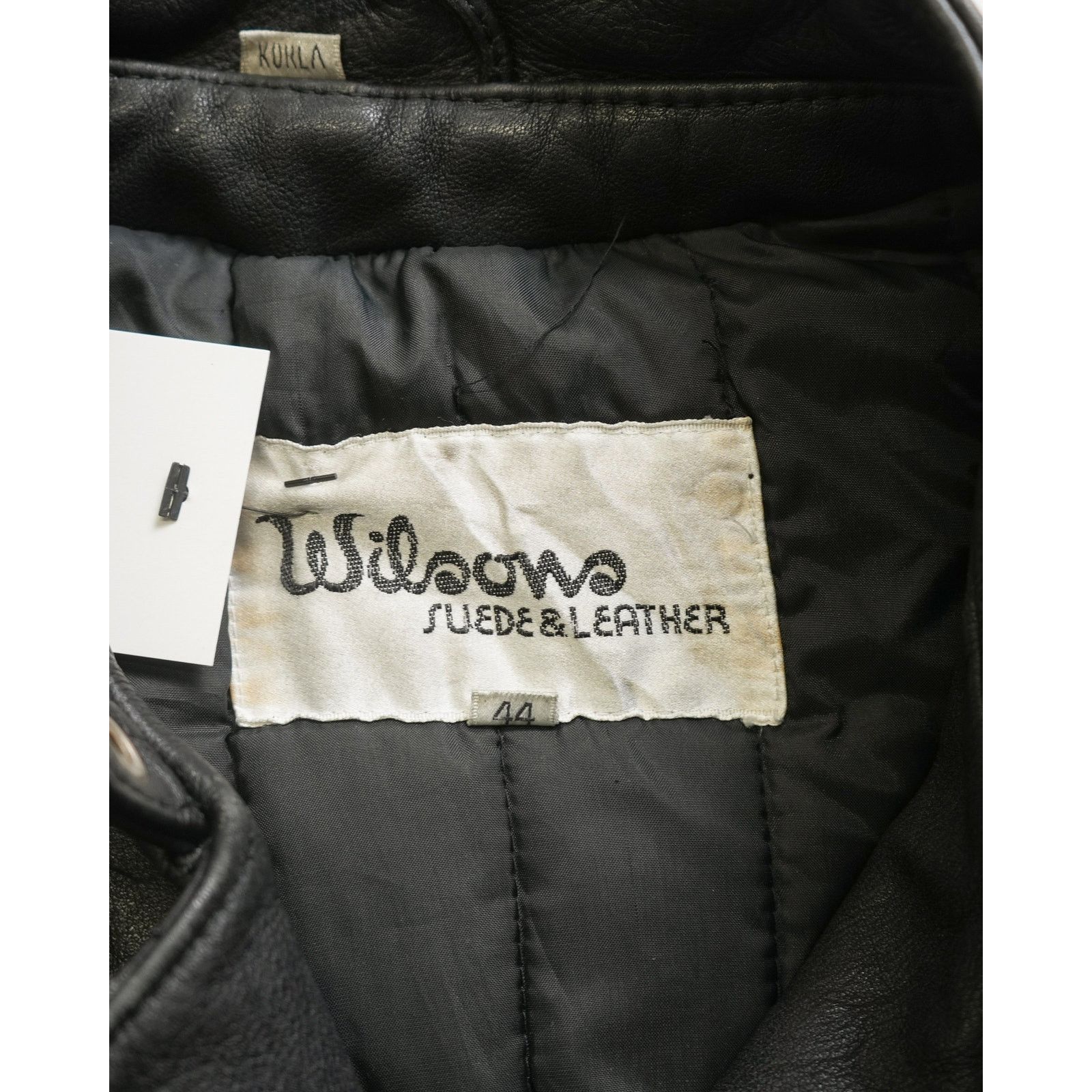 Wilsons Leather Vintage 90s Wilsons Leather Black Biker Jacket - Men's Large Size US L / EU 52-54 / 3 - 3 Thumbnail