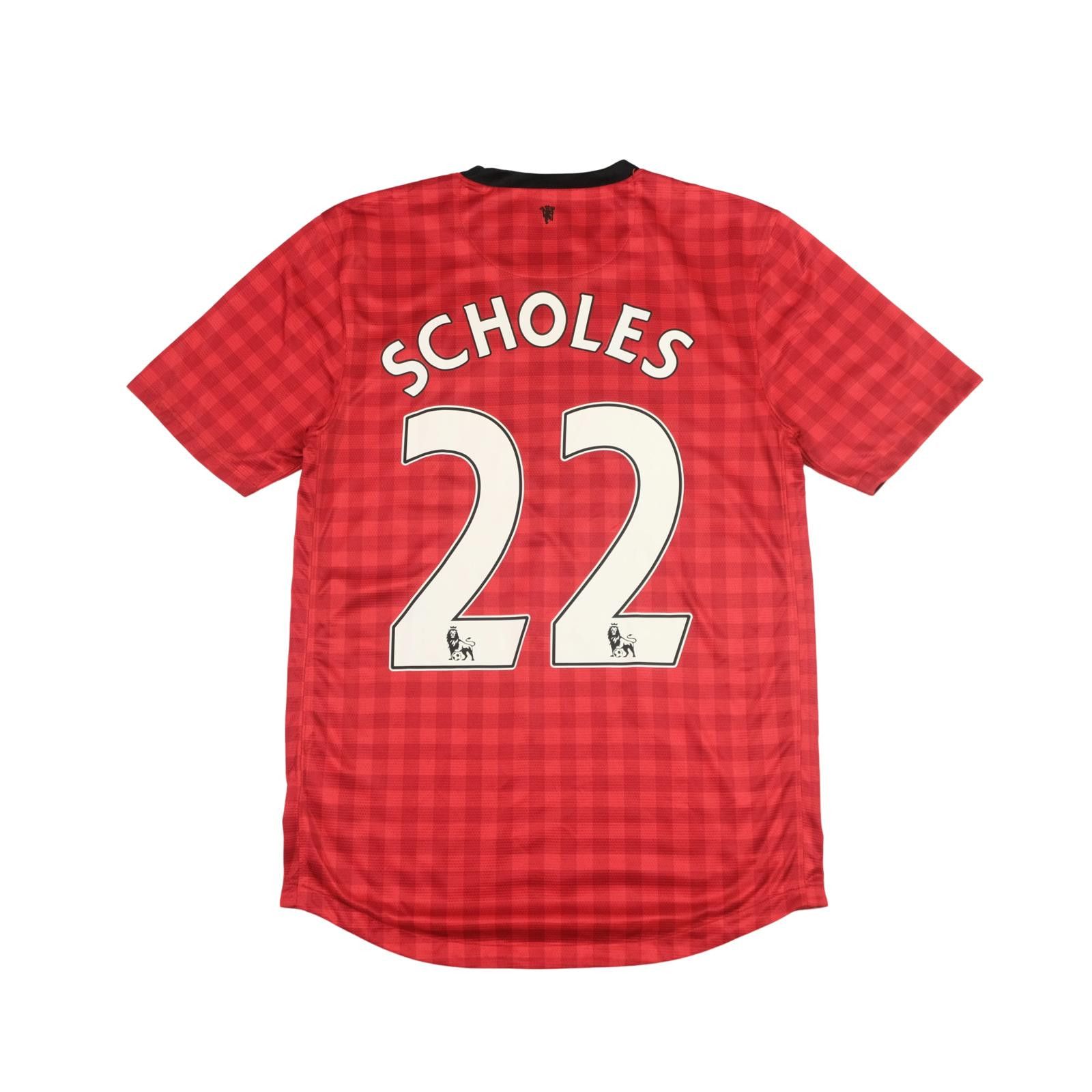 Nike 2012/13 Manchester United Home Shirt Scholes (S/M) Size ONE SIZE - 1 Thumbnail