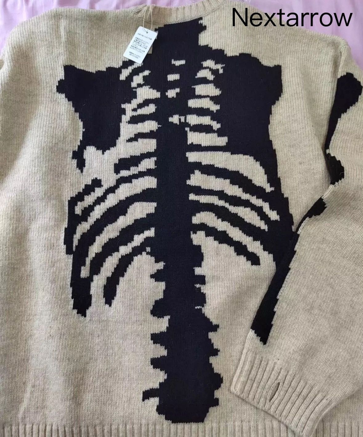 Kapital Kapital round neck bone wool knitted sweater 2412-Nextarrow Size US L / EU 52-54 / 3 - 2 Thumbnail
