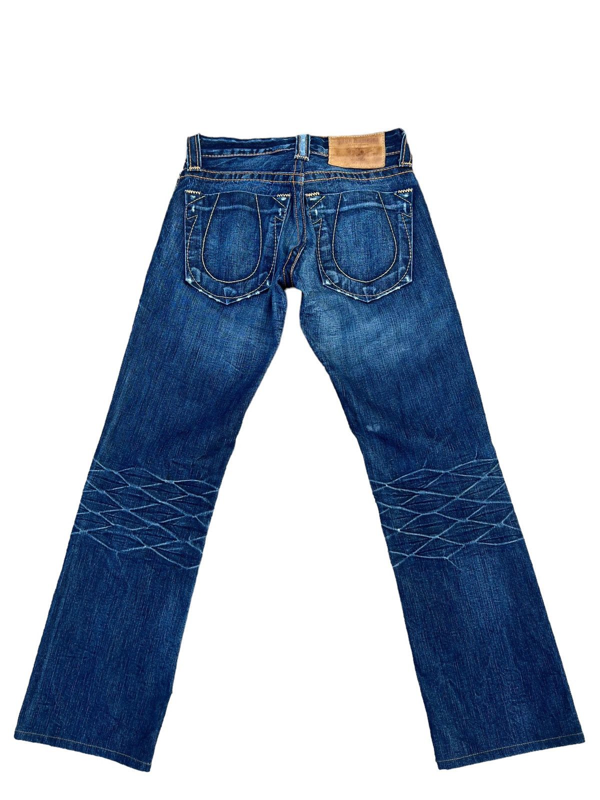 True Religion Vintage 2000s True Religion Usa Rips Distressed Denim Jeans Size US 29 - 2 Thumbnail