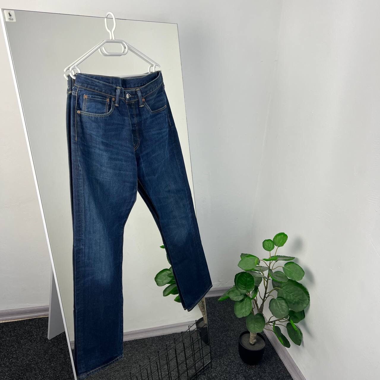 Levi's Y2K Levi’s Vintage Pants Jeans Baggy Denim Navy Blue Size US 33 - 1 Thumbnail