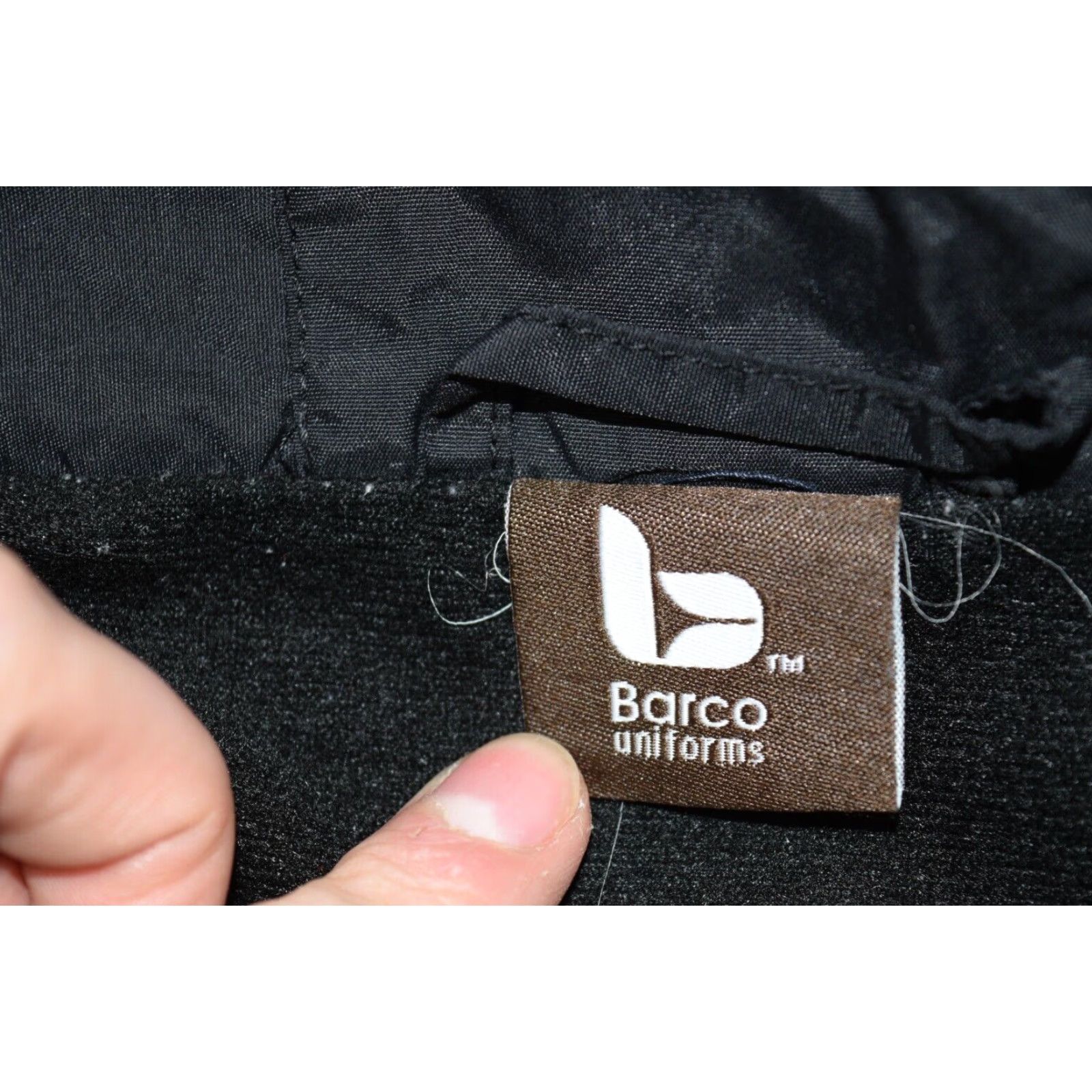 Logo 7 VINTAGE Barco Uniforms Wendy's Jacket Mens 2XL Black Nylon Logo 80s 90s Workwear Formal Casual Jacket Size US XXL / EU 58 / 5 - 4 Thumbnail