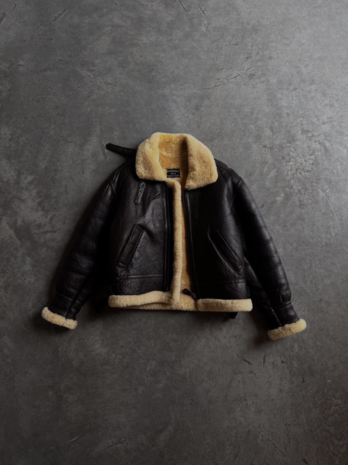 Other VINTAGE B-3 JACKET US AIRFORCE SHEEPSKIN Size US L / EU 52-54 / 3 - 1 Thumbnail
