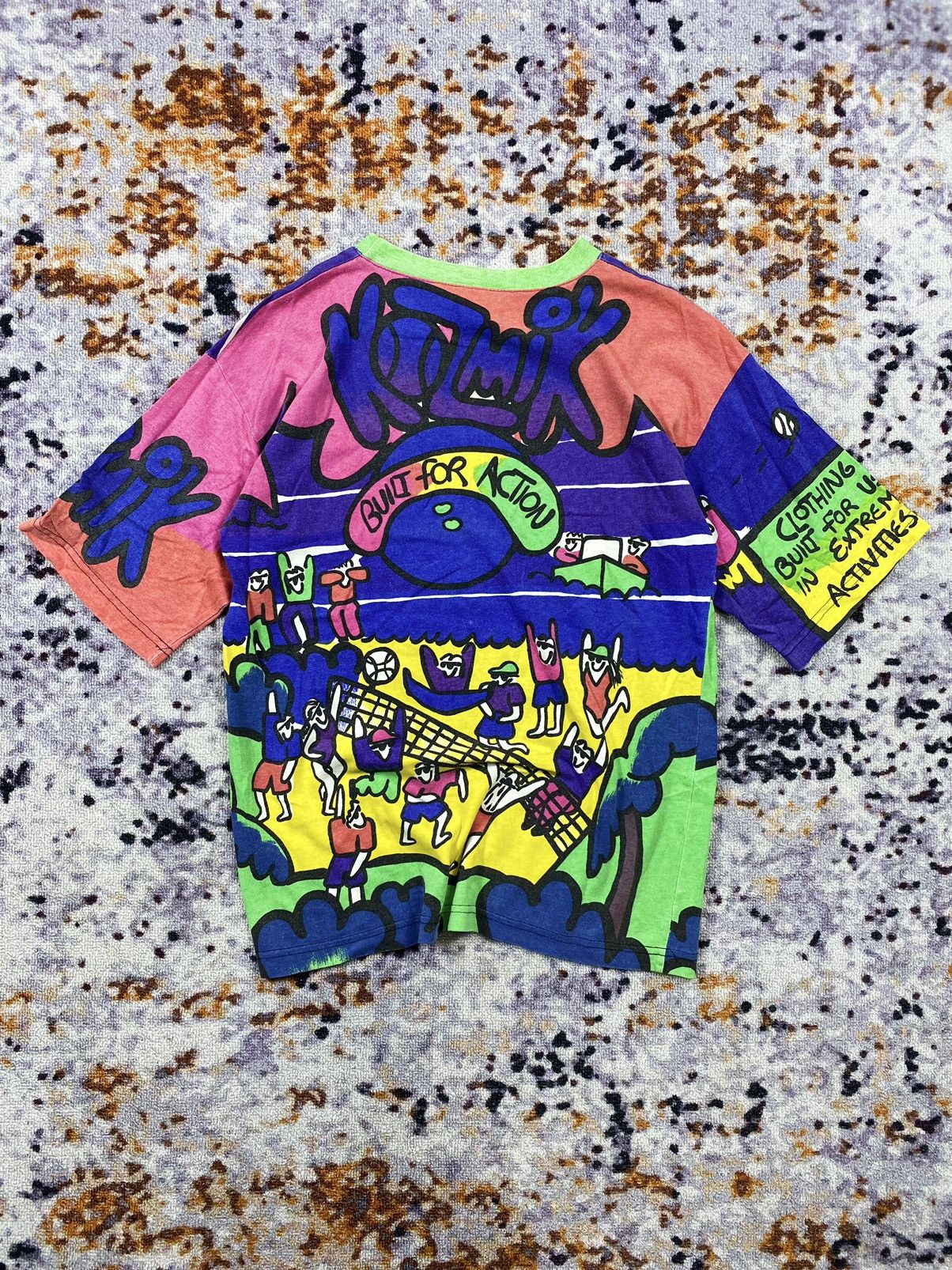 Vintage Rare!! Vintage 1989 Kozmik arts tshirt Size US S / EU 44-46 / 1 - 3 Thumbnail