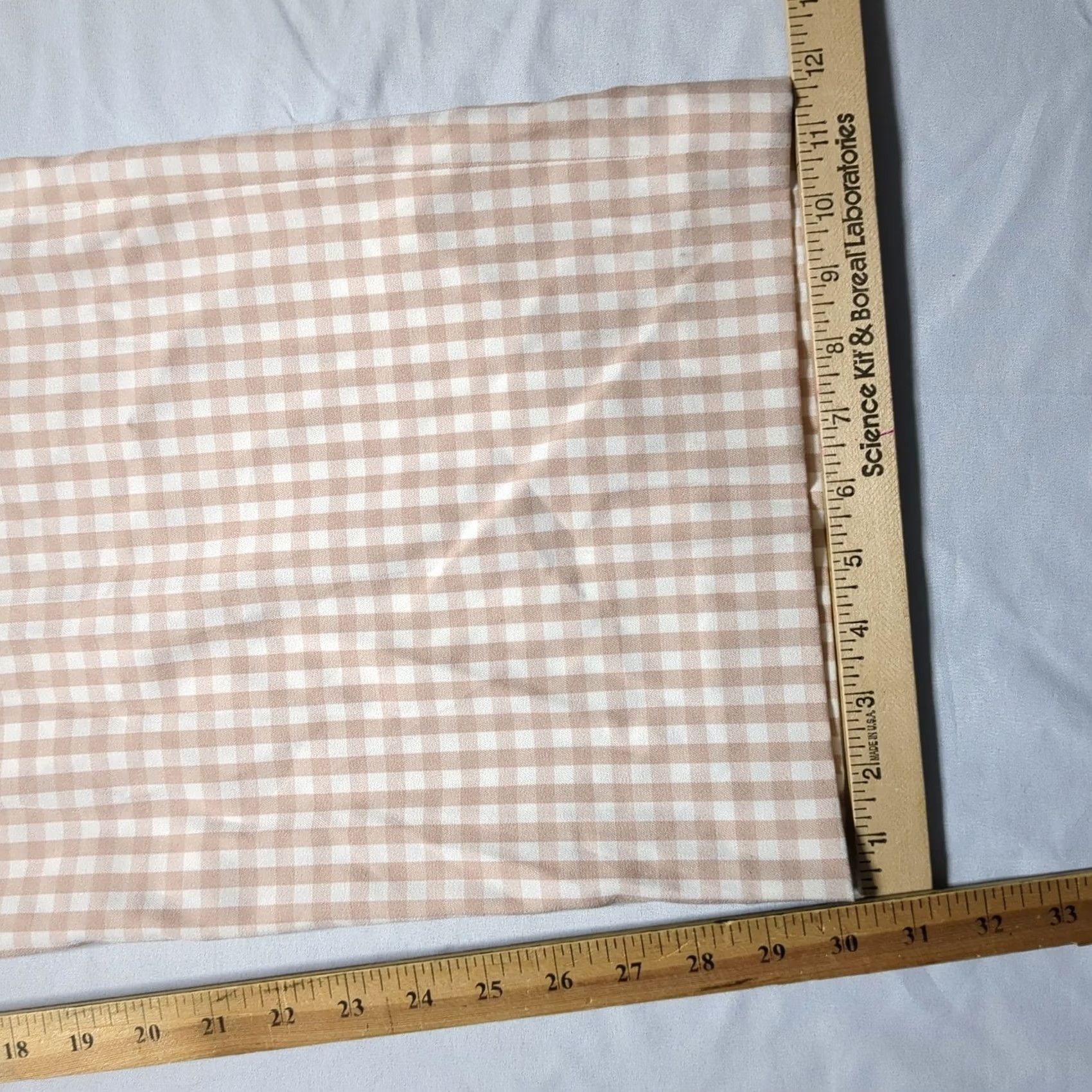 Vintage Alex Marie Jumpsuit Gingham Wide-Leg Women 16 Beige Flutter Sleeve V-Neck Belted Tie Inseam 30in Short Sleeve Vintage? No Size 38" / US 16 / IT 52 - 5 Thumbnail