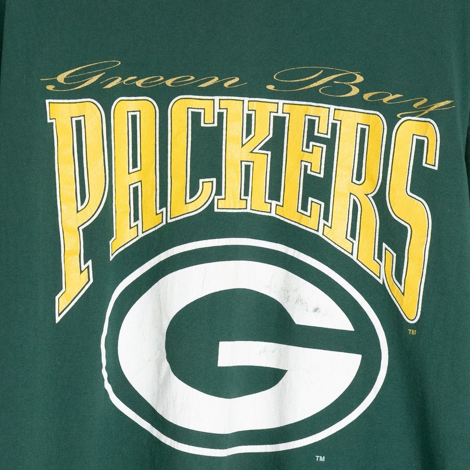 Vintage Vintage 90s Green Bay Packers T Shirt Large - NFL Football Size US L / EU 52-54 / 3 - 3 Thumbnail