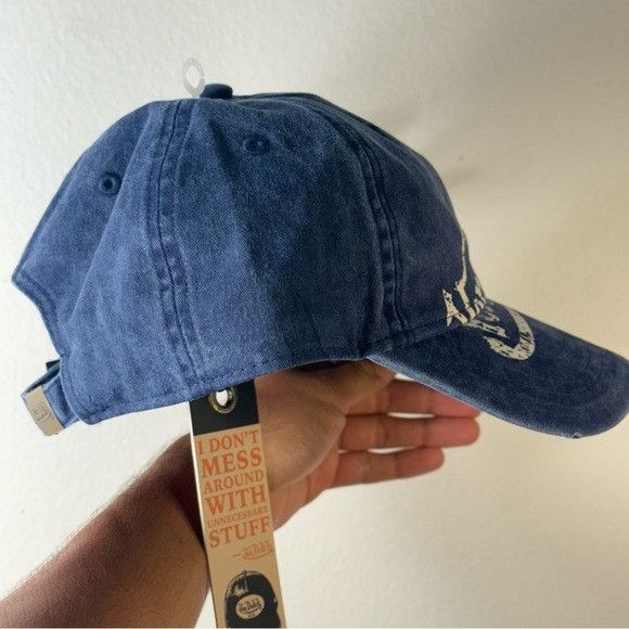 Designer × Von Dutch NWT VON DUTCH NAVY DISTRESSED DAD HAT Size ONE SIZE - 8 Thumbnail
