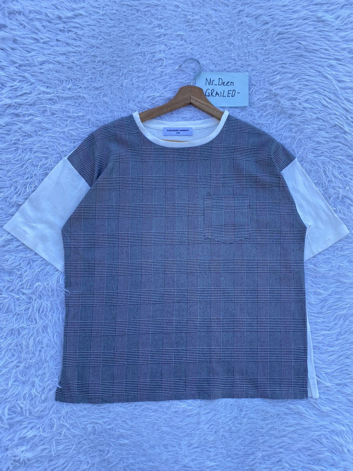 Katharine Hamnett London Rare Katharine Hemnett Lab Checkered T-shirt Size US M / EU 48-50 / 2 - 1 Thumbnail