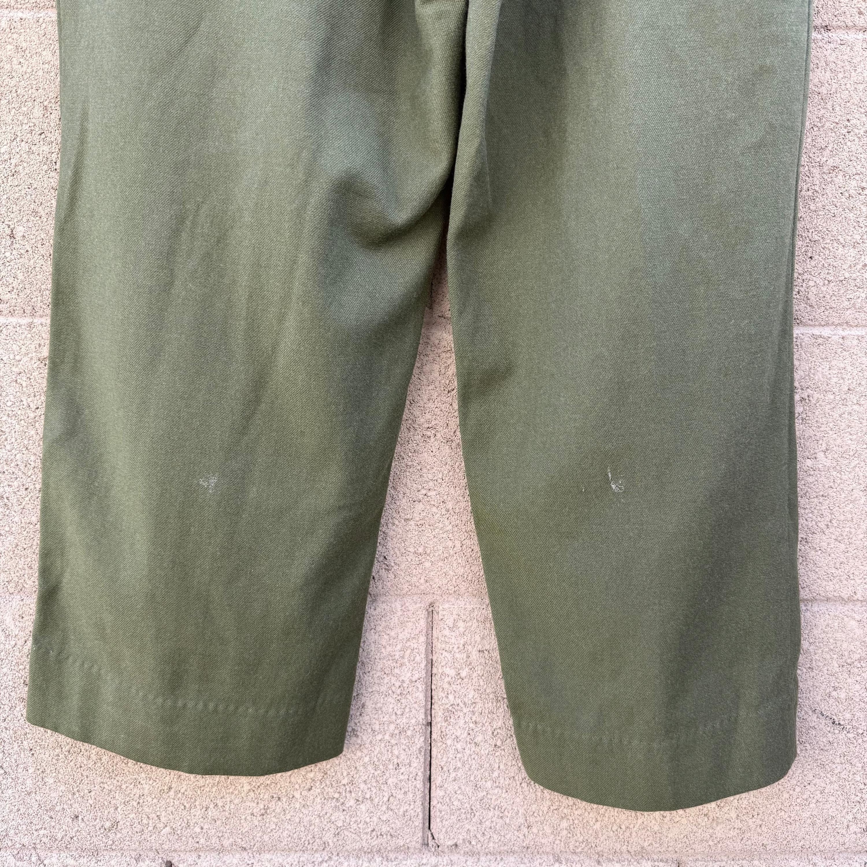 Vintage 50's US Military Wool Field M-51 Trousers Size US 38 / EU 54 - 6 Thumbnail