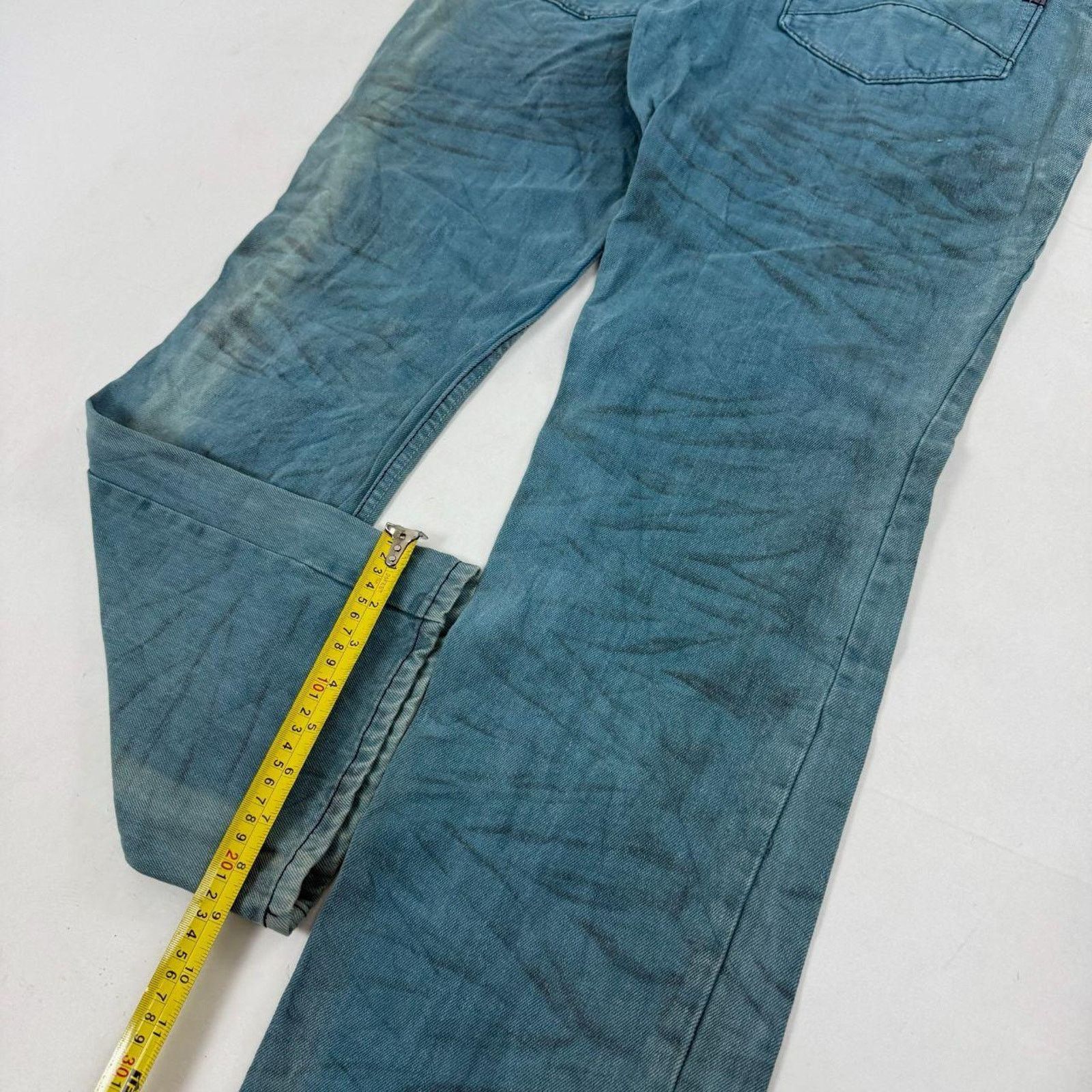 Japanese Brand × Le Grande Bleu (L.G.B.) × Vintage Vintage y2k grunge archive faded baggy wide leg cyber jeans Size US 40 / EU 56 - 4 Thumbnail