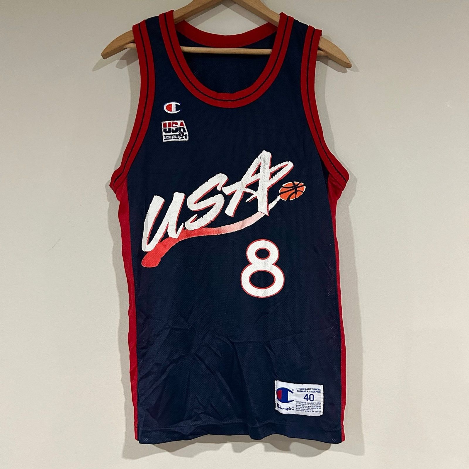 Vintage Champion 1996 Scottie Pippen USA Basketball Jersey