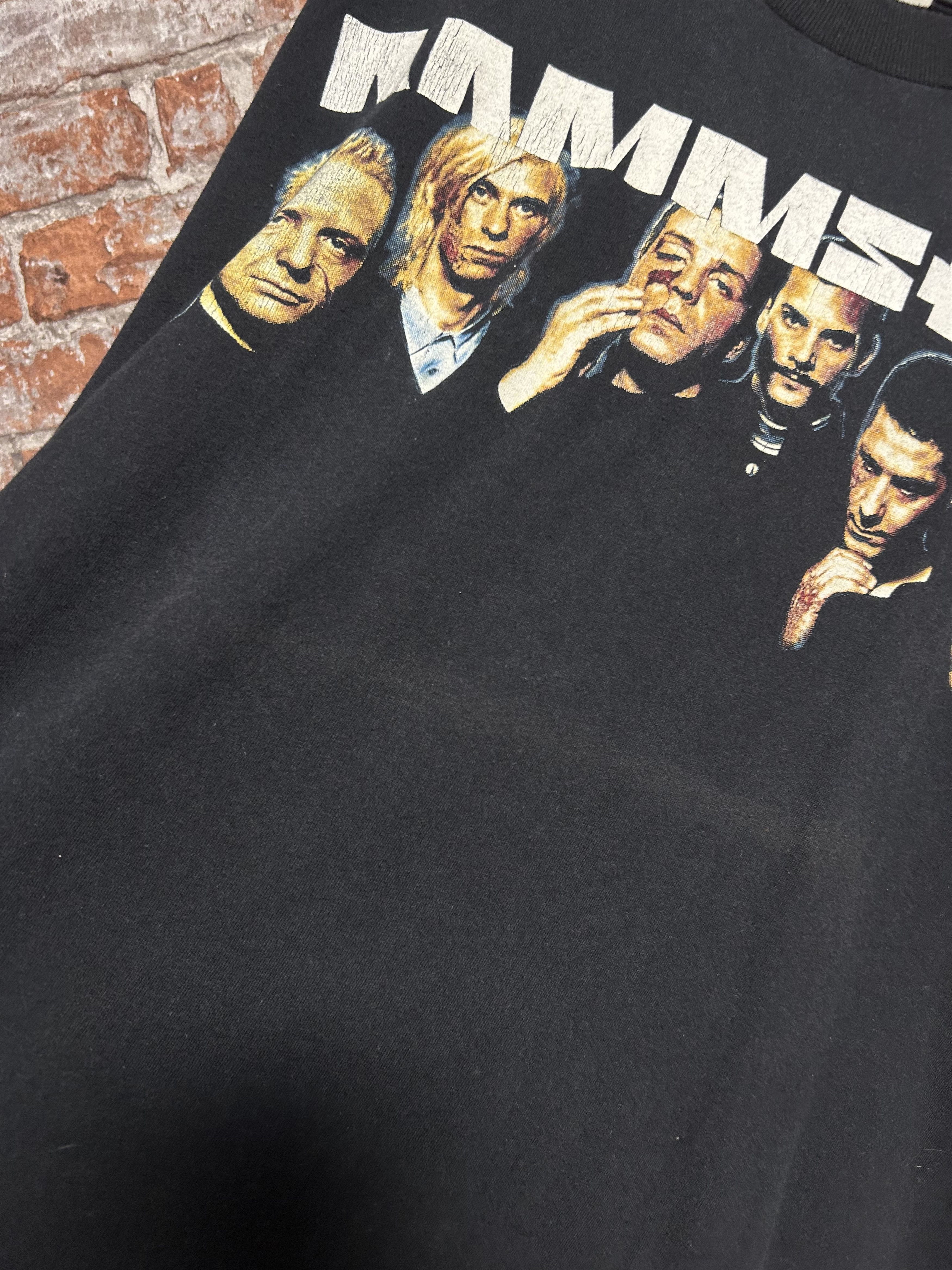 Band Tees Rammstein 90s Vintage Rock Band T-shirt Size US XL / EU 56 / 4 - 13 Thumbnail