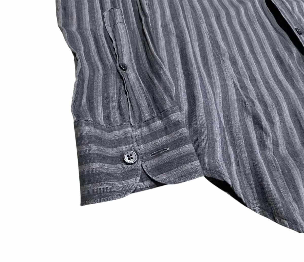 Z Zegna 🔥Vintage Z Zegna Striped Shirt Long Sleeve Size US M / EU 48-50 / 2 - 3 Thumbnail