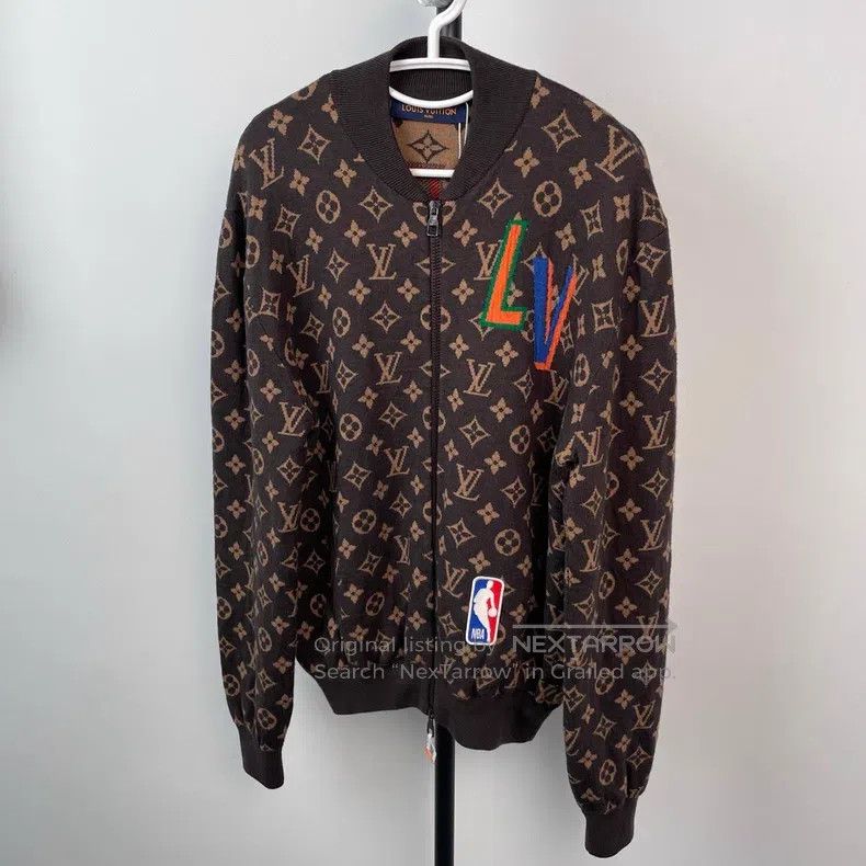 Louis Vuitton Louis Vuitton NBA Co-Branded Wool Zip Jacket Size US L / EU 52-54 / 3 - 3 Thumbnail
