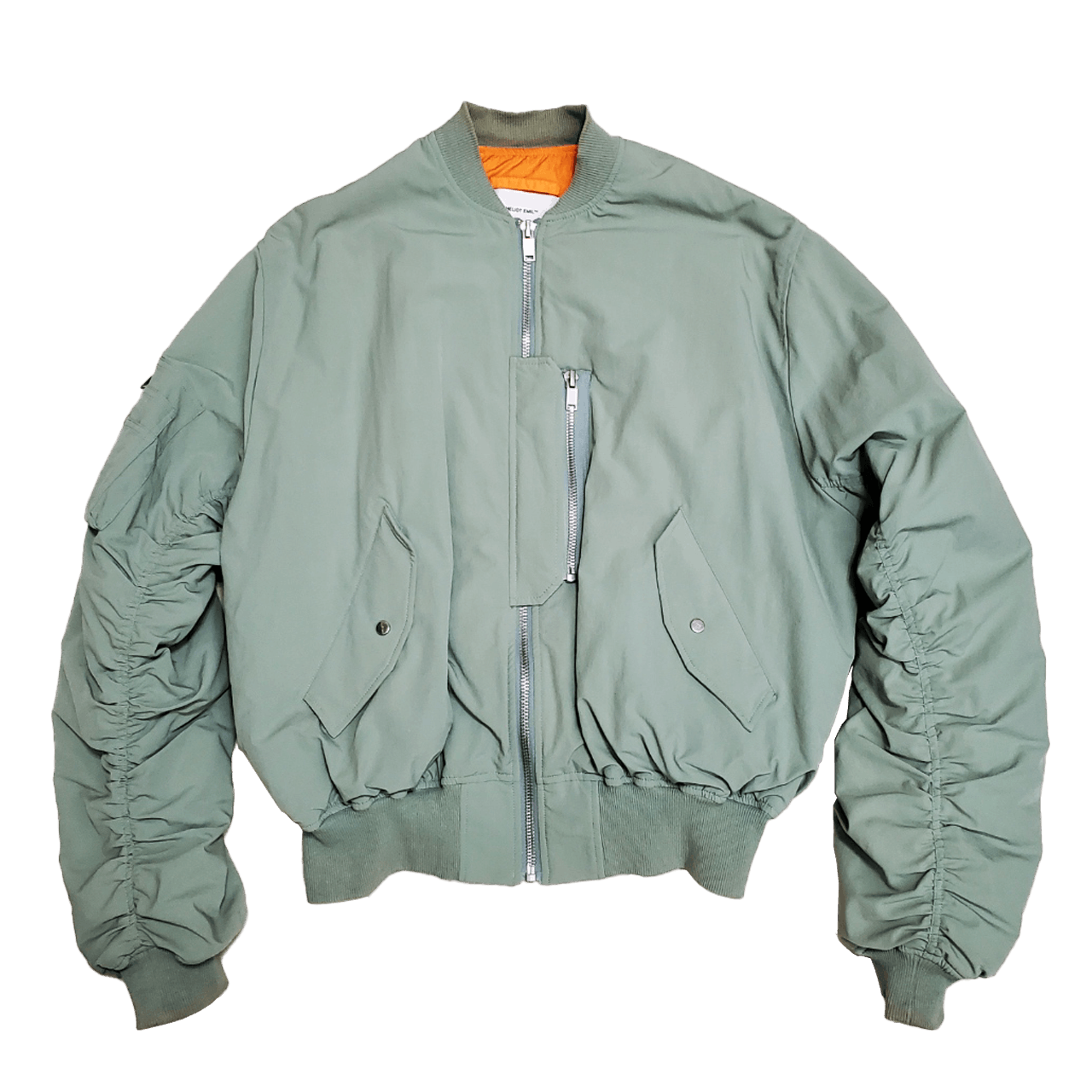 Heliot Emil Sage Green Swat Bomber Jacket