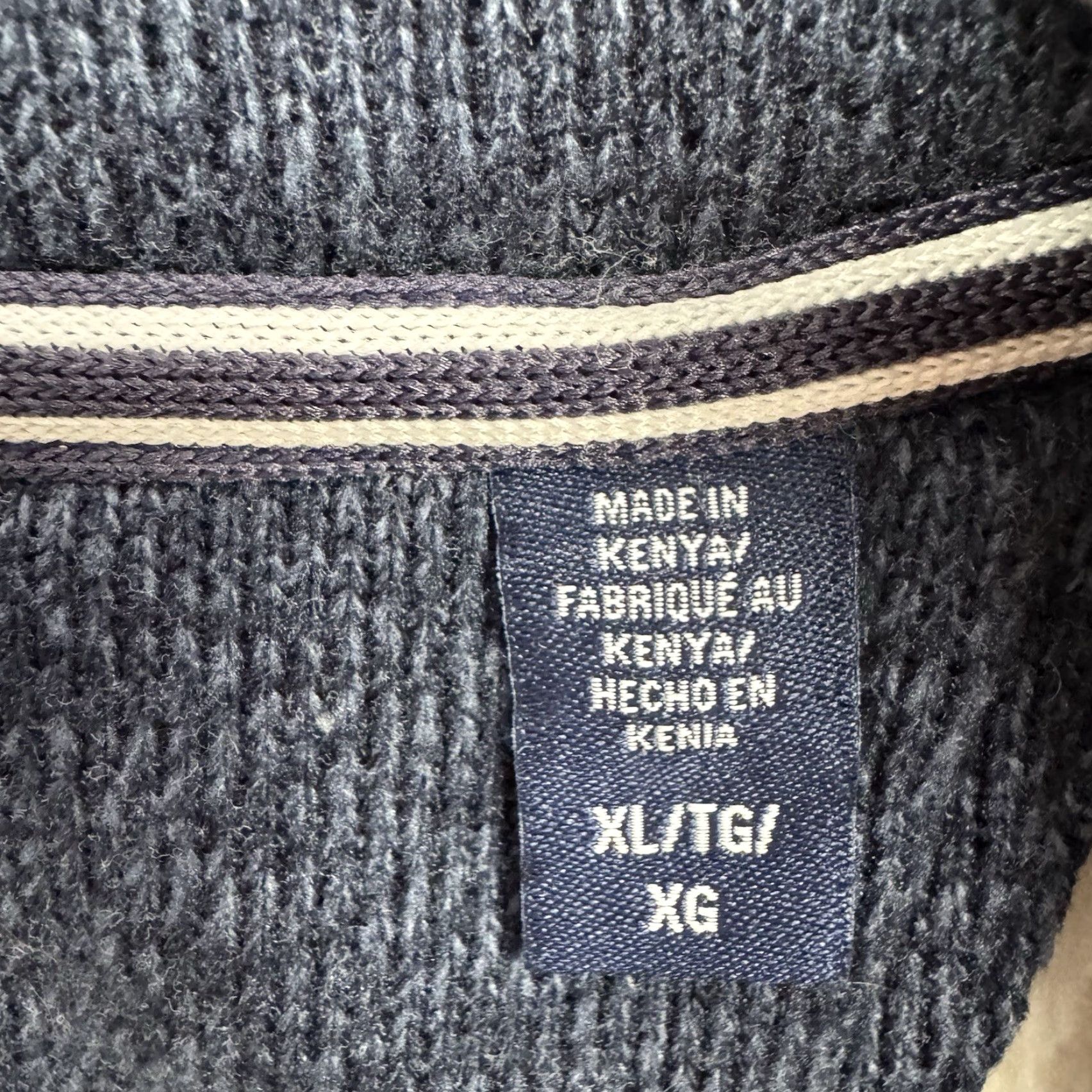 Izod IZOD 1/4 Zip Pullover Sweater XL Classic Preppy Dad Grandpa Golf Light Academia Men Knit Fleece Gray Size US XL / EU 56 / 4 - 7 Thumbnail