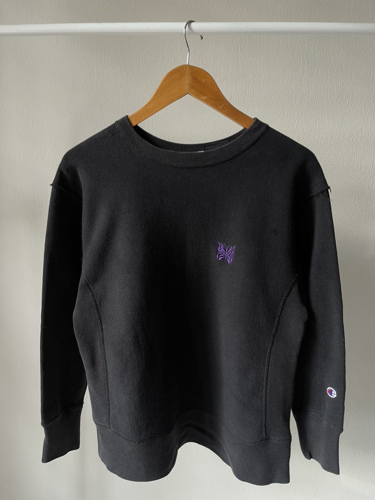 Beams Plus 2020 Champion Reverse Wave X Needless x Beams Sweatshirt A2 Size US M / EU 48-50 / 2 - 5 Thumbnail
