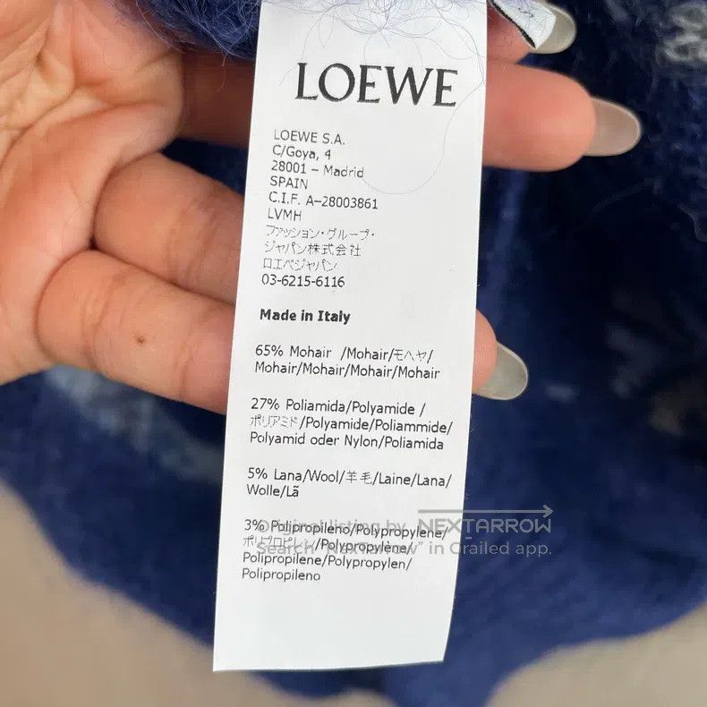 Loewe Loewe Polar Bear Mohair Knit Cardigan Size S / US 4 / IT 40 - 5 Thumbnail