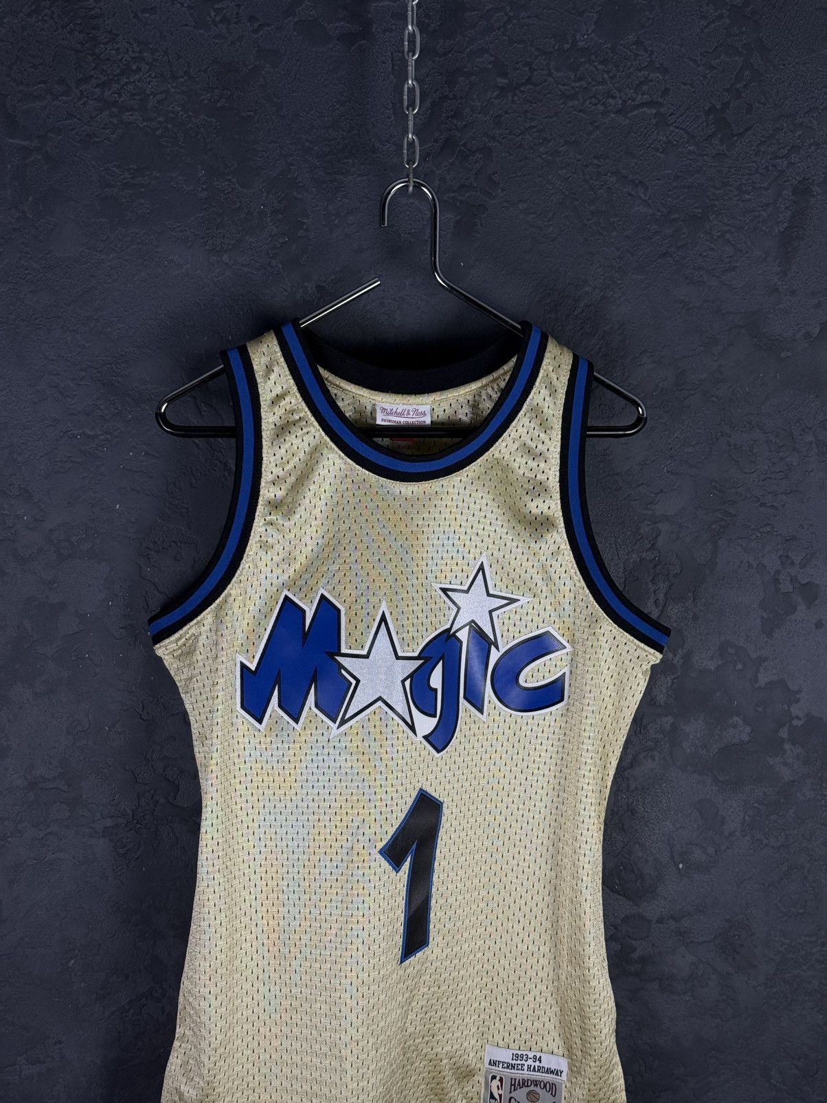 Mitchell & Ness Mitchell and Ness Gold Jersey Orlando Magic #1 Hardaway Size US S / EU 44-46 / 1 - 3 Thumbnail