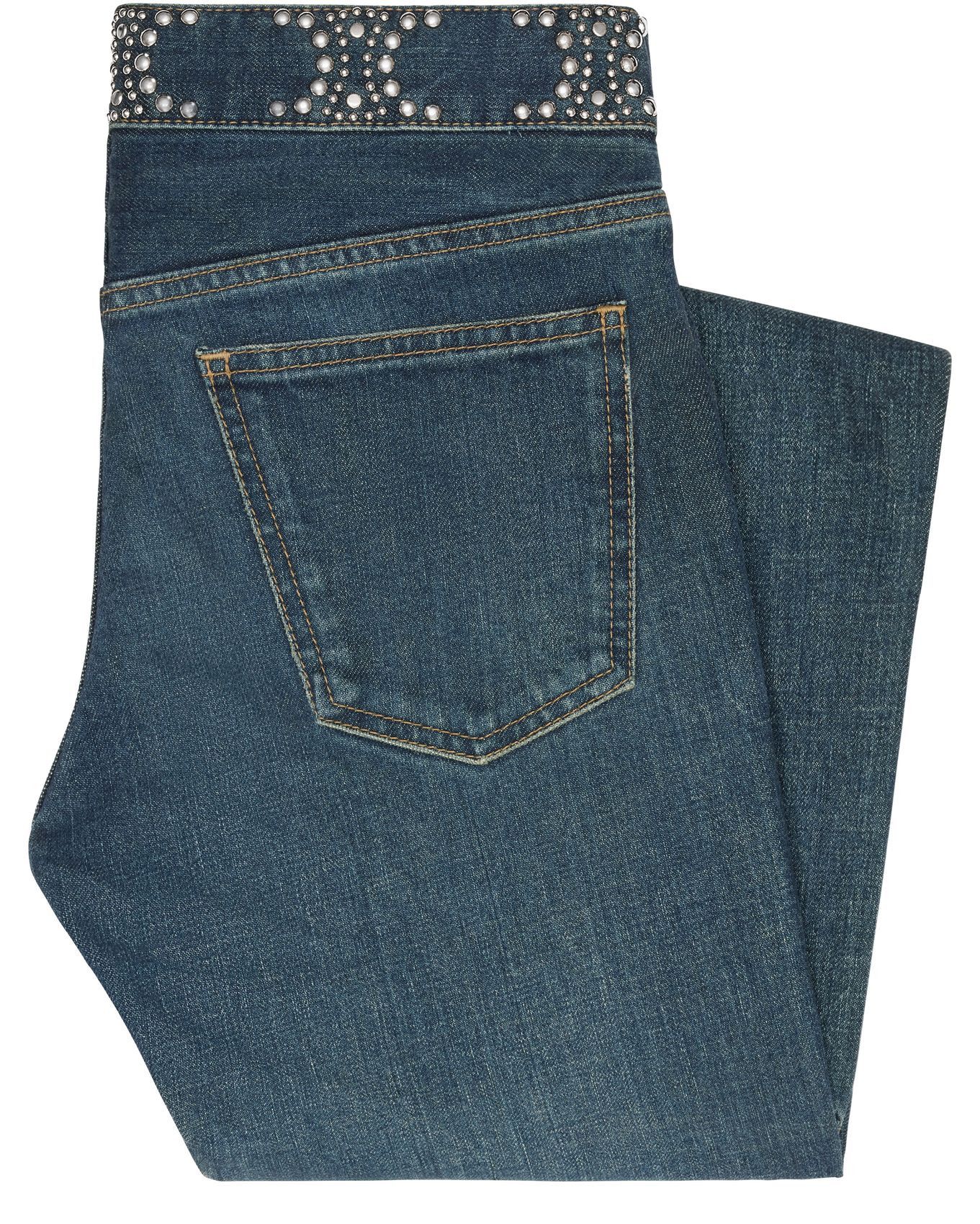 Celine o1w1db10125 2N972255V Neo Skinny Jeans in Blue Size 32" / US 10 / IT 46 - 2 Thumbnail