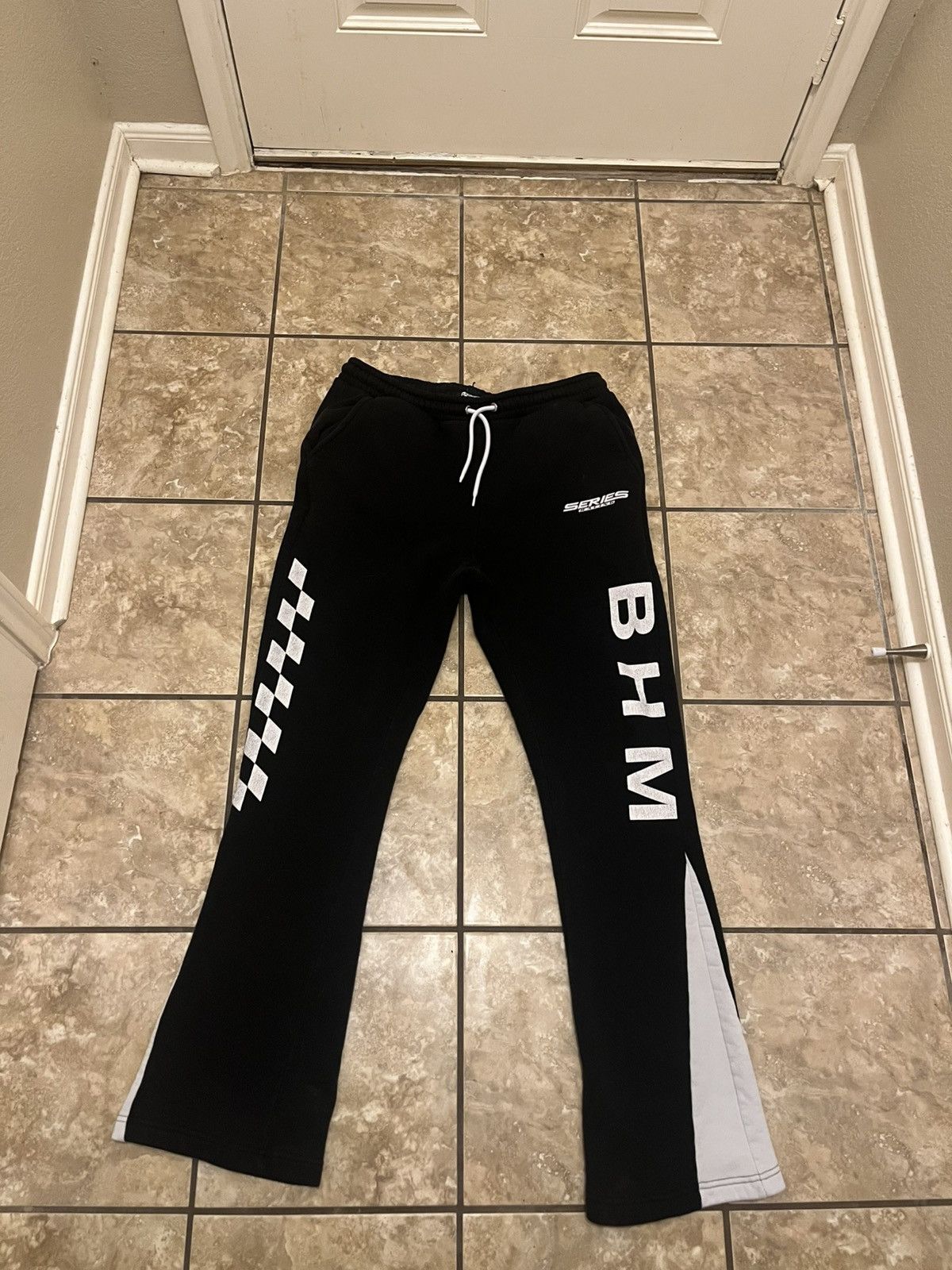 Bohooman Pants Uncuffed Size L in Black, Men's (Size 35)