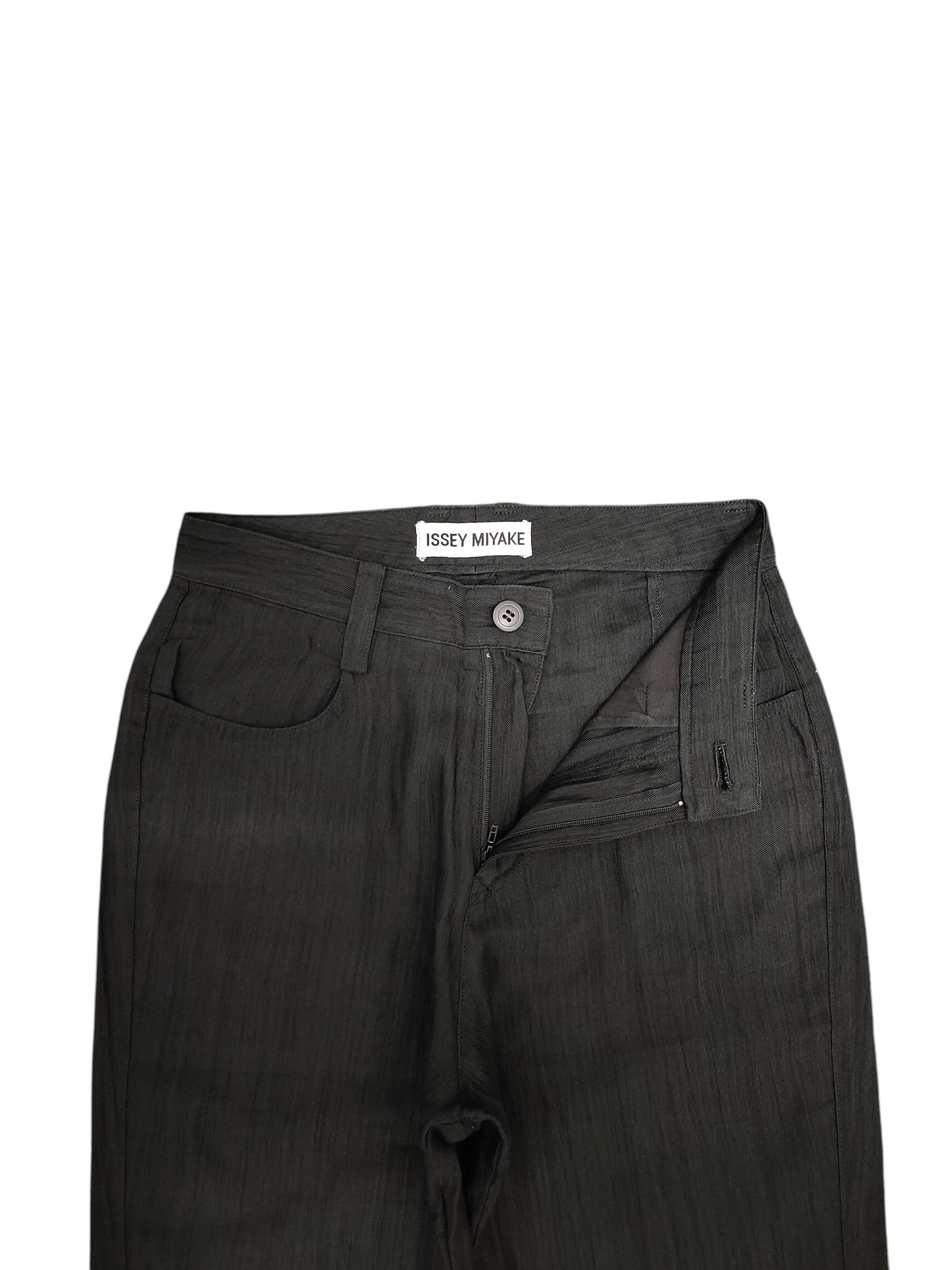 Issey Miyake Vintage Issey Miyake hemp Nylon Blend Trouser Pants Size 27" / US 4 / IT 40 - 7 Thumbnail