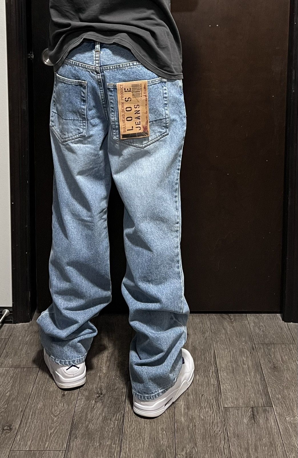 Vintage NWT Bullhead Denim Loose Fit 29x32 Size US 29 - 4 Thumbnail