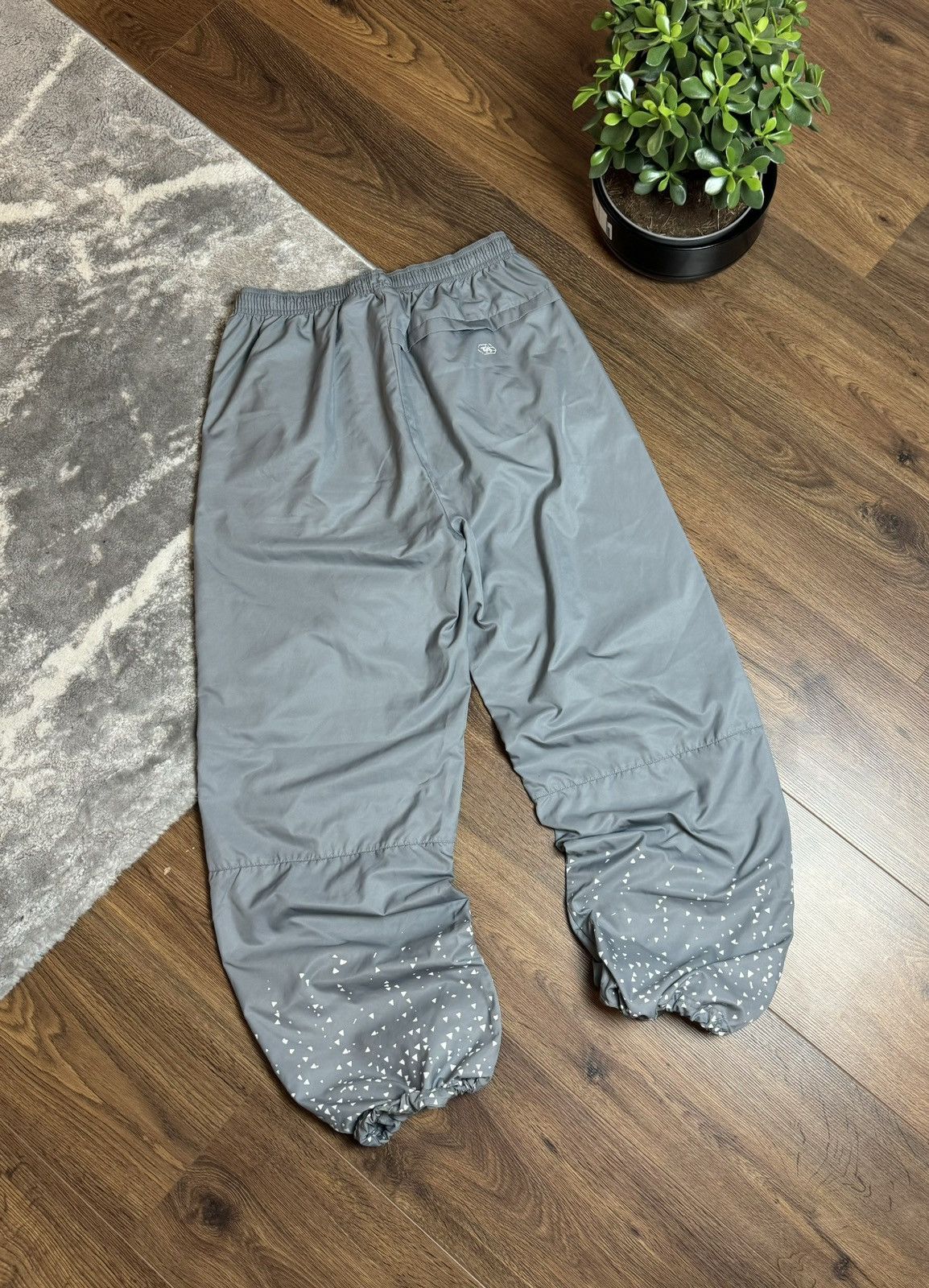 00s Nike Vintage Nylon Baggy Joggers Tn Plus Pants Y2K Drill