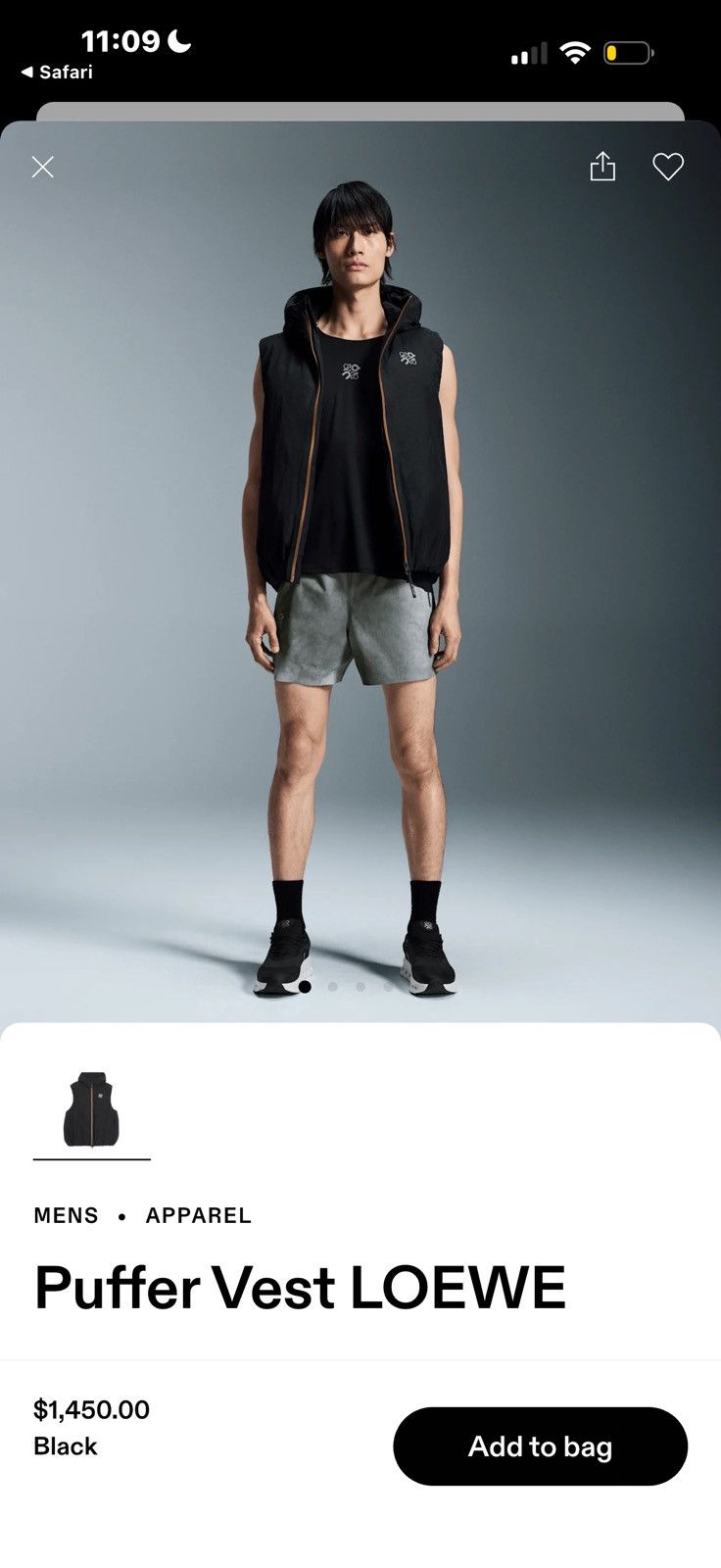 Loewe × On LOEWE X ON limited edition puffer vest Size US M / EU 48-50 / 2 - 10 Thumbnail