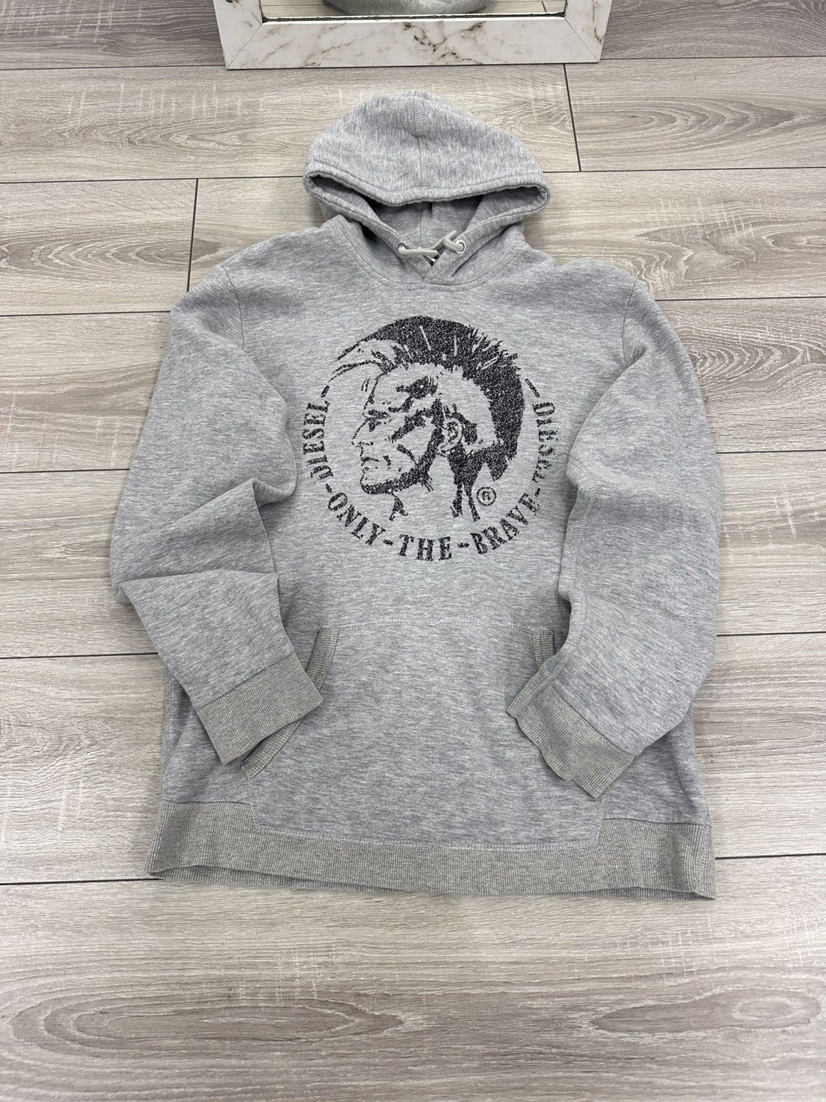 Diesel Diesel Gray Avantgarde Hoodie Size US L / EU 52-54 / 3 - 1 Thumbnail