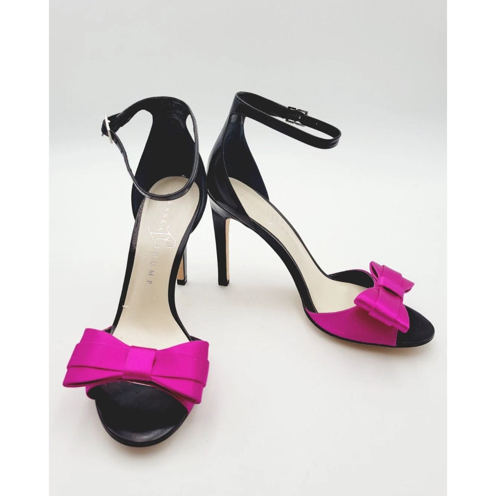& Other Stories Ivanka Trump Phallon High Heel Shoes Sz 6.5M Dark Pink Black Size US 6.5 / IT 36.5 - 1 Thumbnail