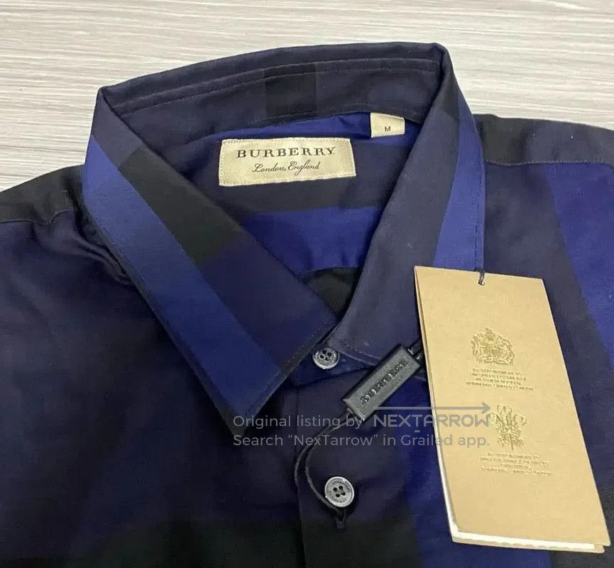 Burberry Burberry Multicolor Cotton Men's Shirt. Size US M / EU 48-50 / 2 - 5 Thumbnail
