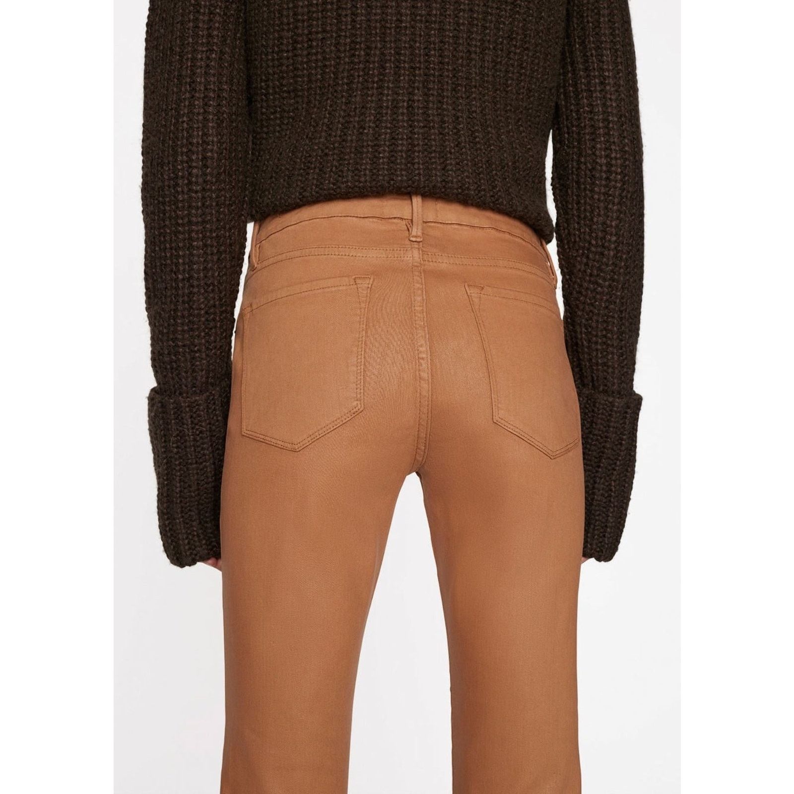 Frame NWOT FRAME LE CROP MINI BOOT IN LATTE Sz 30 Size 30" / US 8 / IT 44 - 3 Thumbnail