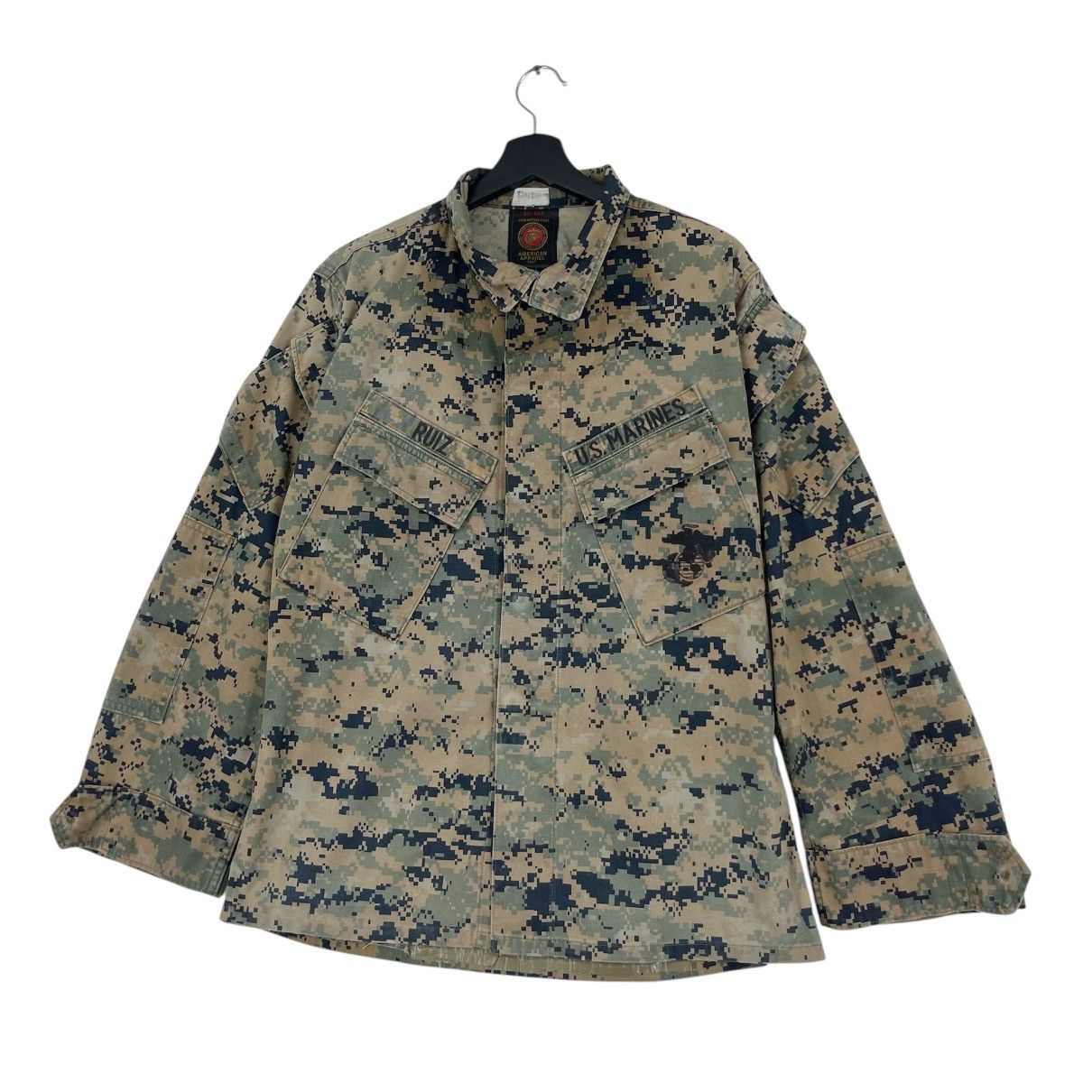 American Apparel US Navy Camouflage Jacket Size US M / EU 48-50 / 2 - 2 Thumbnail