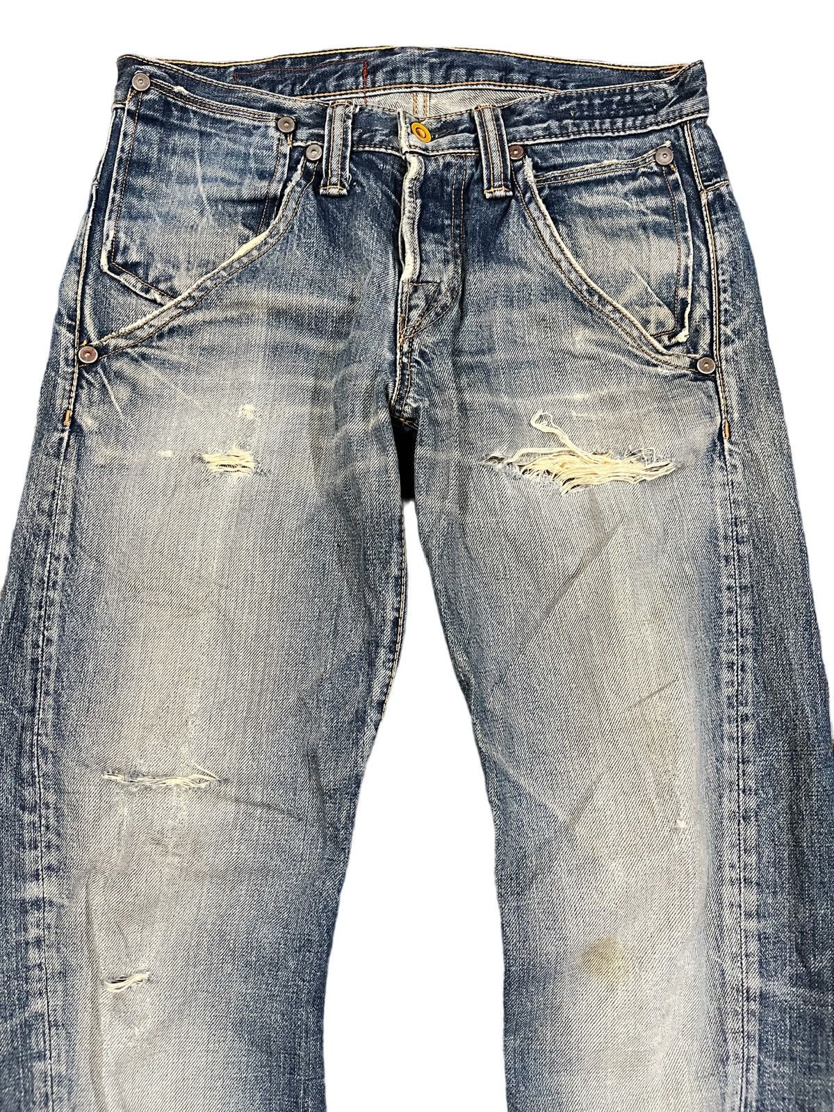 Japanese Brand × Spellbound × Vintage Vintage SpellBound Punk Curvy Leg Denim Size US 30 / EU 46 - 2 Thumbnail