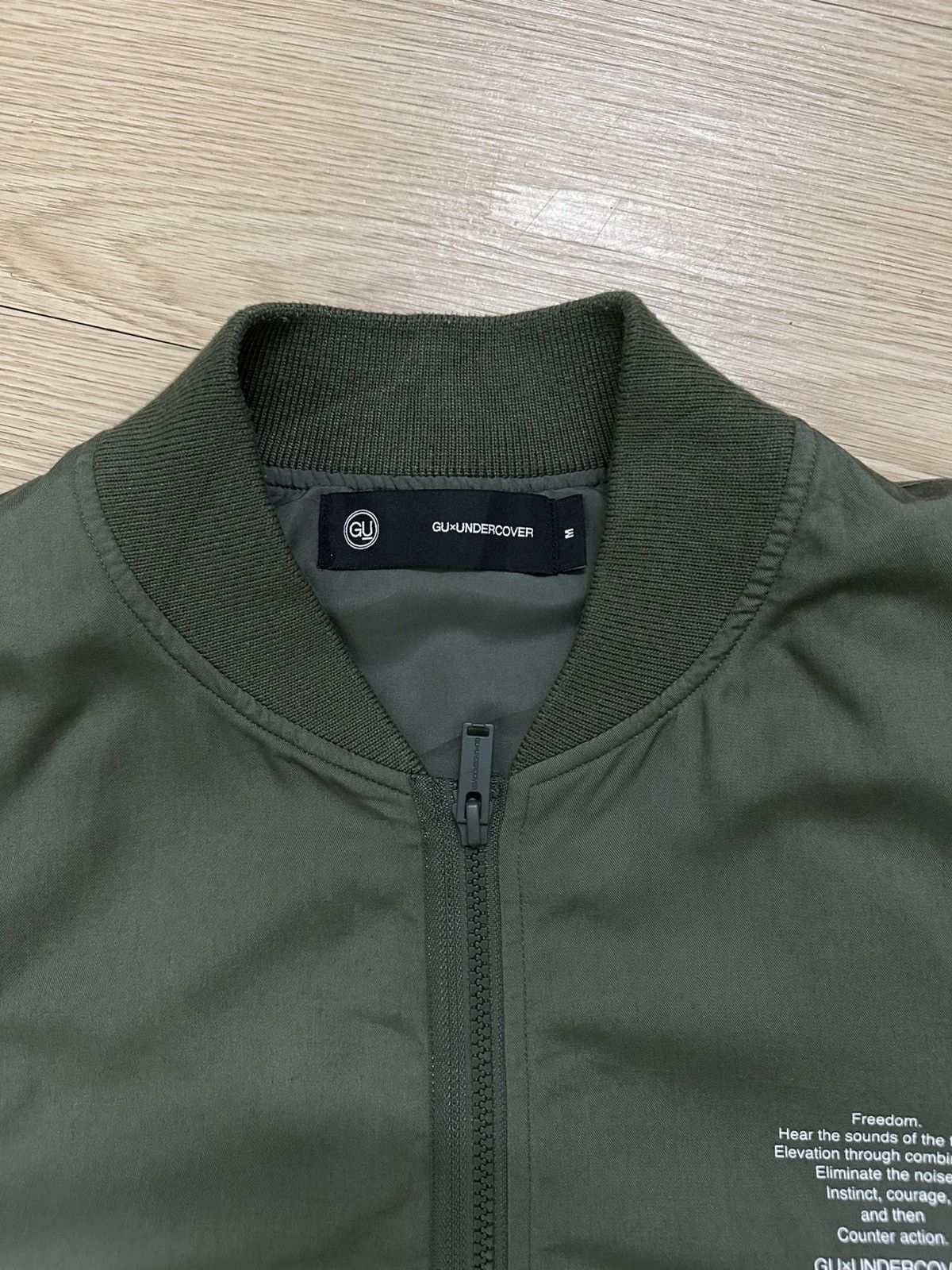 GU × Undercover Rare Beautiful GU Undercover Mickey Mouse Bomber Jacket Size US M / EU 48-50 / 2 - 5 Thumbnail