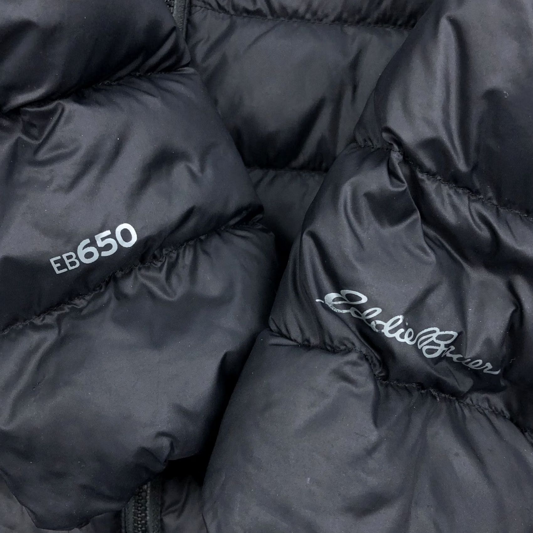Eddie Bauer Eddie Bauer Women's Black EB650 Down Hooded Puffer Coat Jacket Size S Small Size S / US 4 / IT 40 - 6 Thumbnail